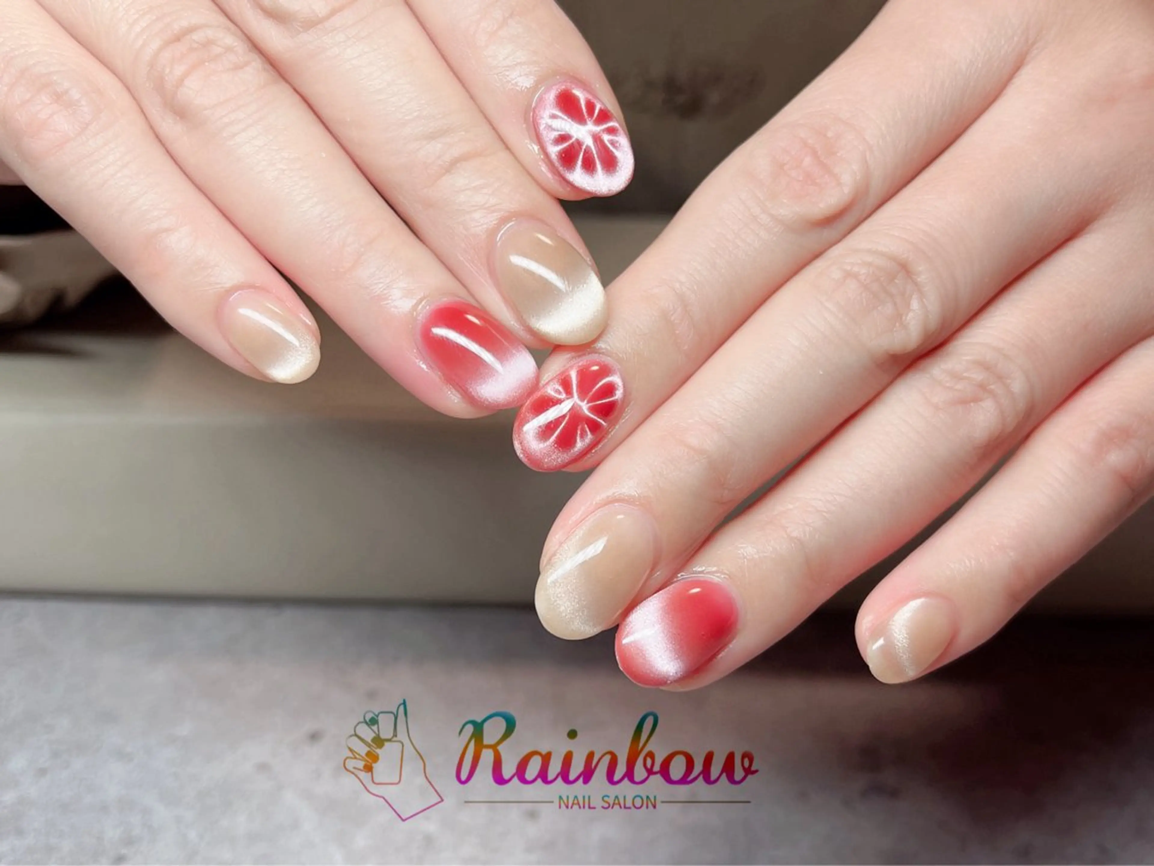 ネイル ハンドネイル Rainbow Nailのネイルデザイン