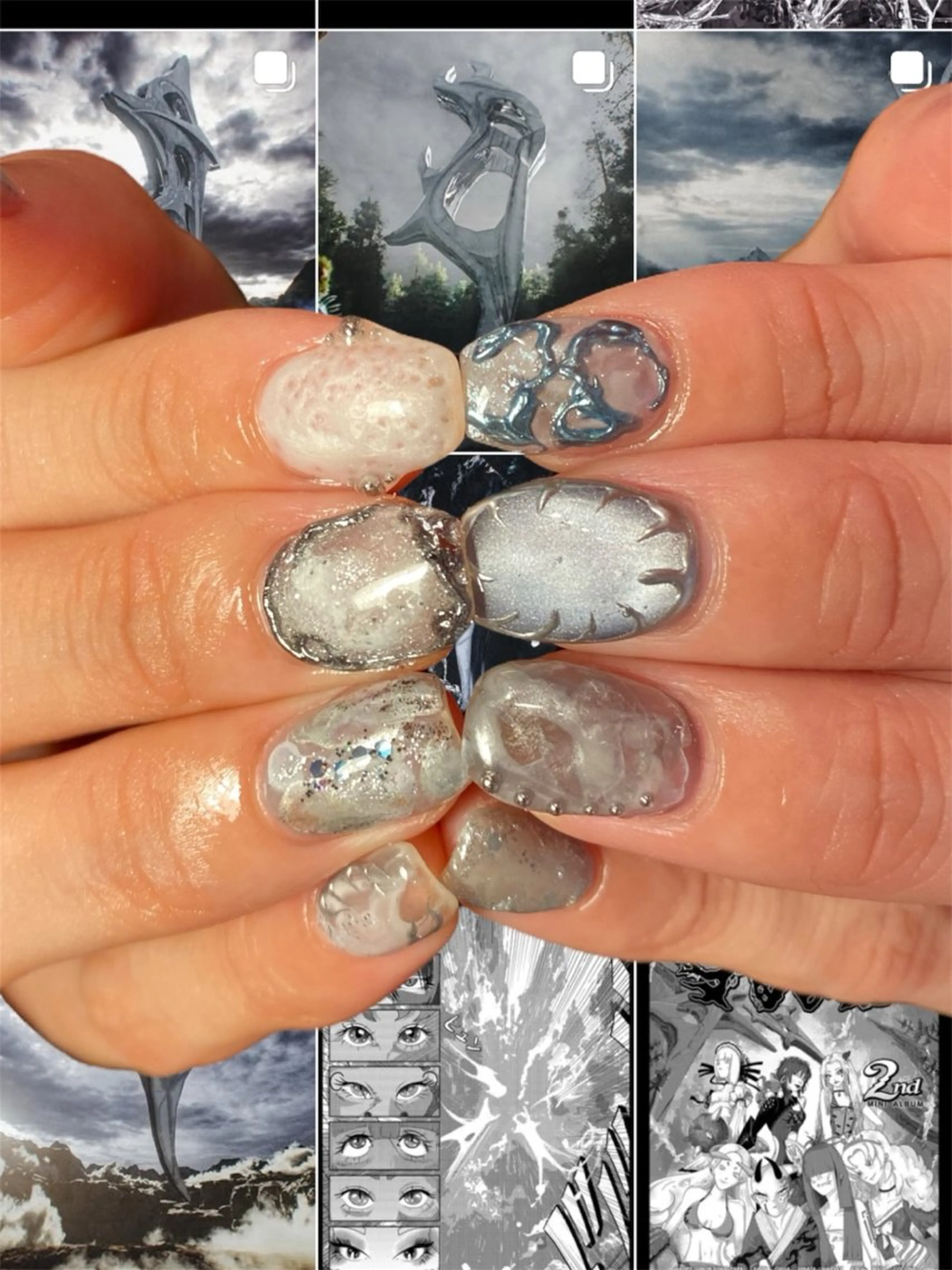 ネイル ハンドネイル NICO nail　三軒茶屋店　ネイル＆アイラッシュ所属・oichan 𖦹°‧のネイルデザイン