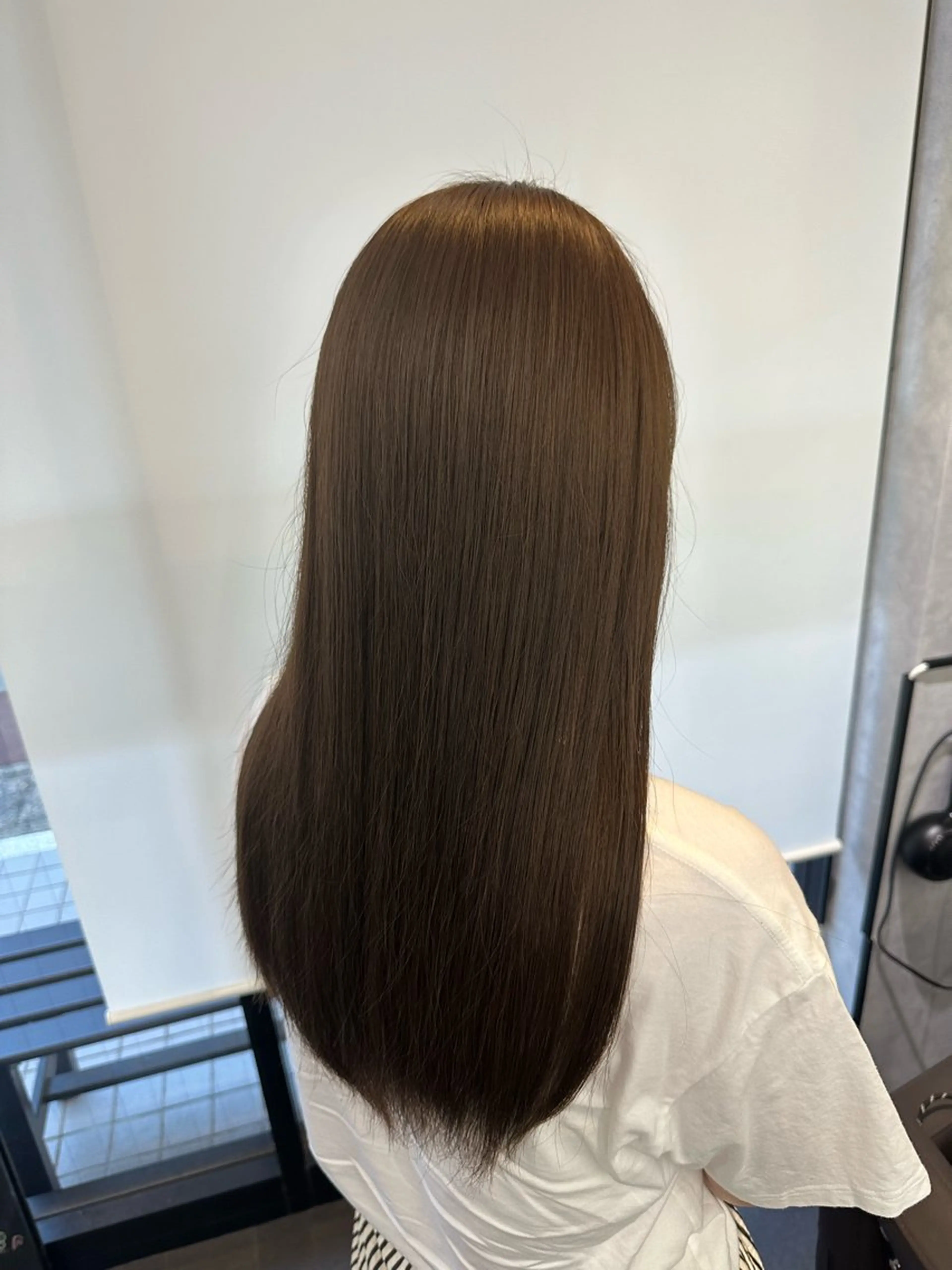 ロング カラー ブラウンカラー 堂園 眞帆のヘアスタイル