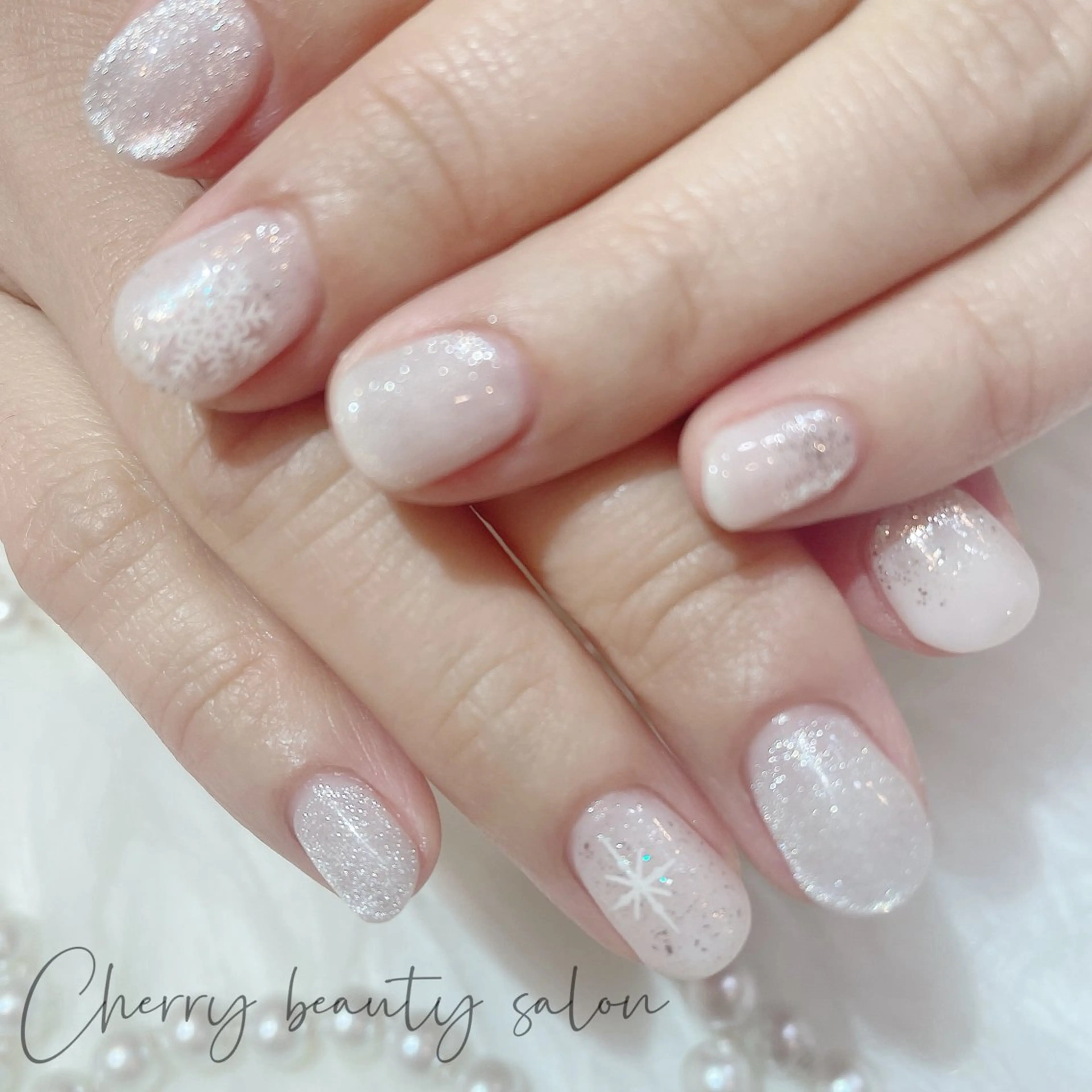ネイル ハンドネイル ハンドケア SAKURA 🍒のネイルデザイン