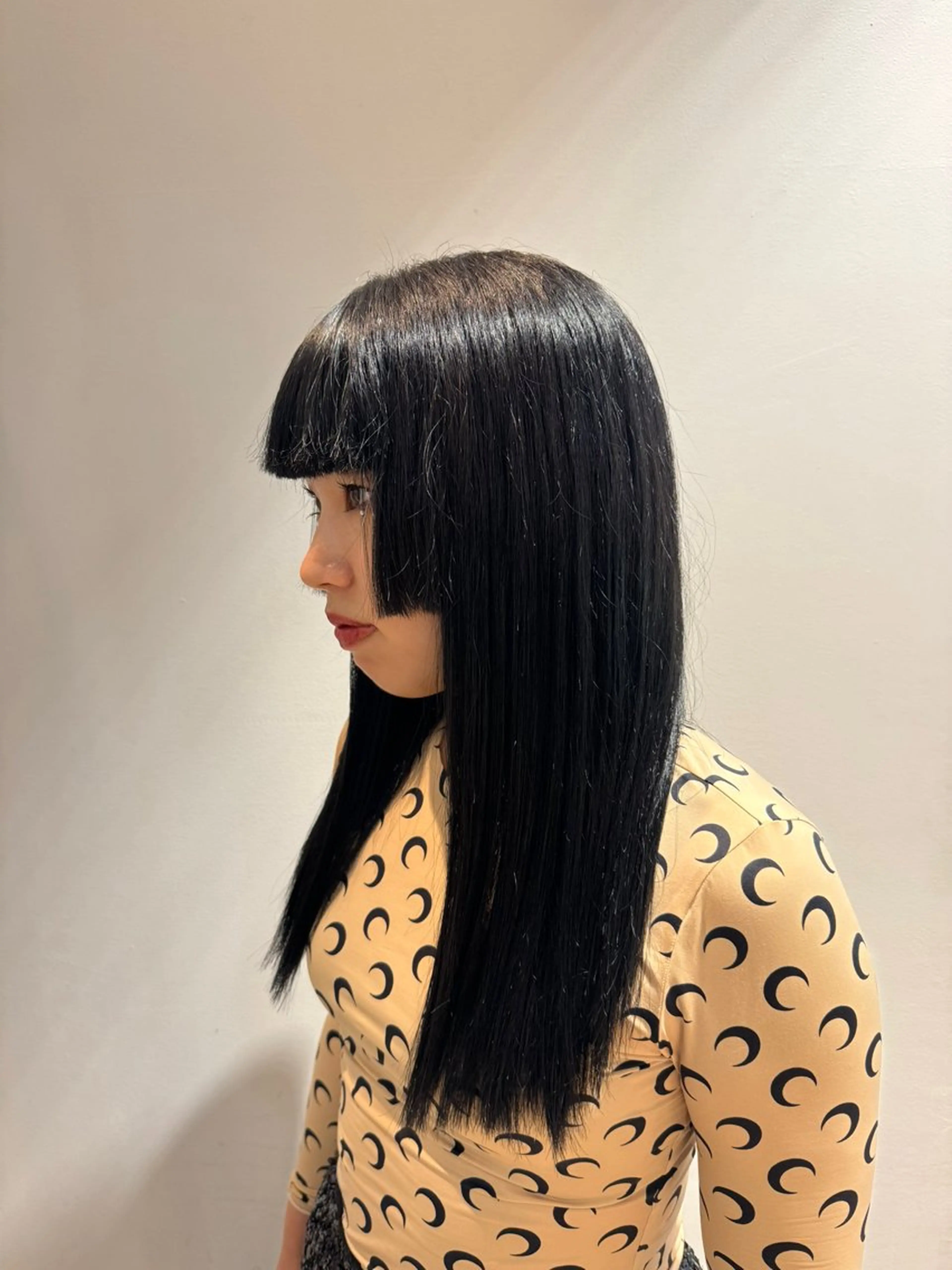 ロング カット ヘアカラー トリートメント hip's eyes 渡辺舜のヘアスタイル