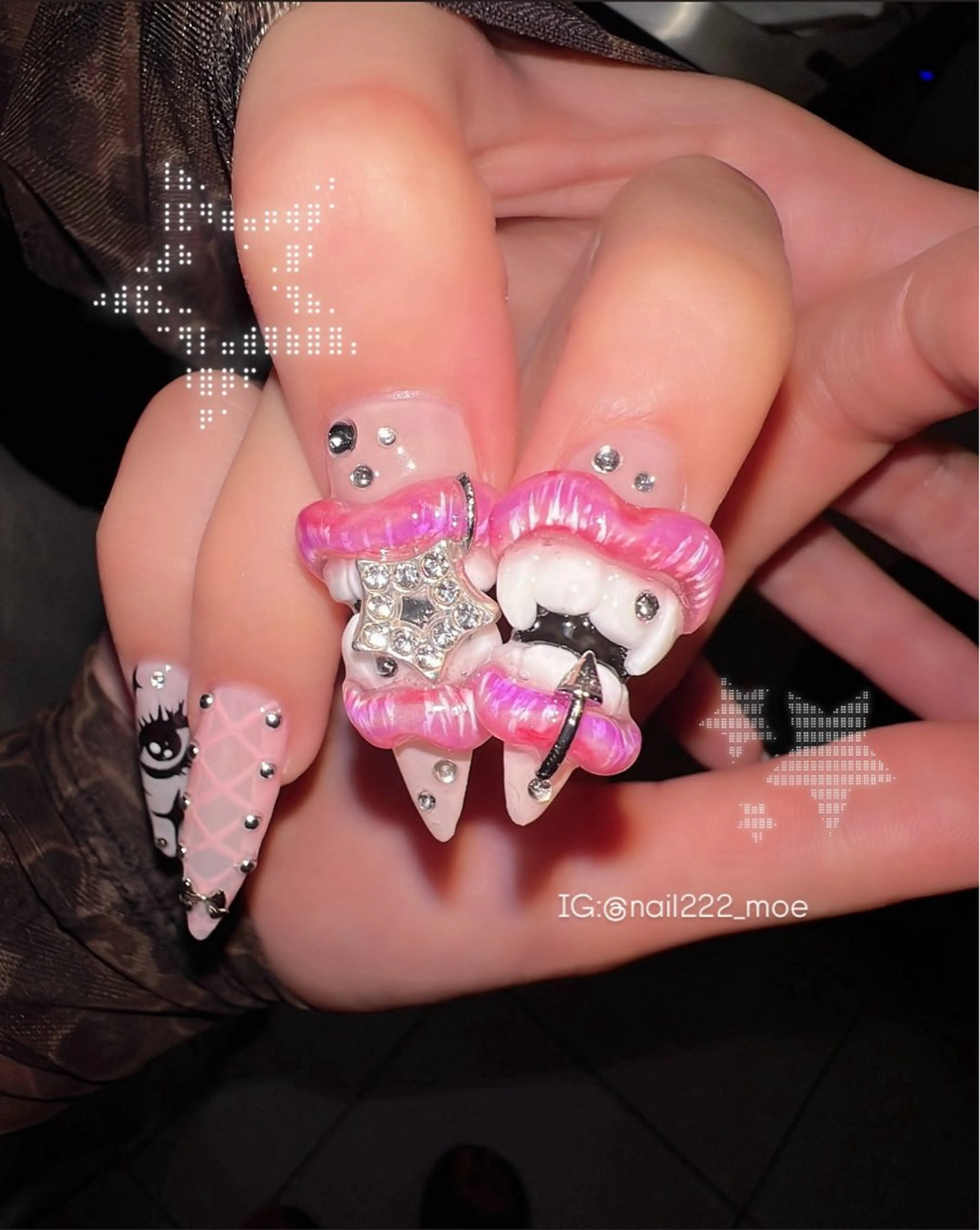ネイル ハンドネイル ⟡.*222⋰˚☆ MöEのネイルデザイン