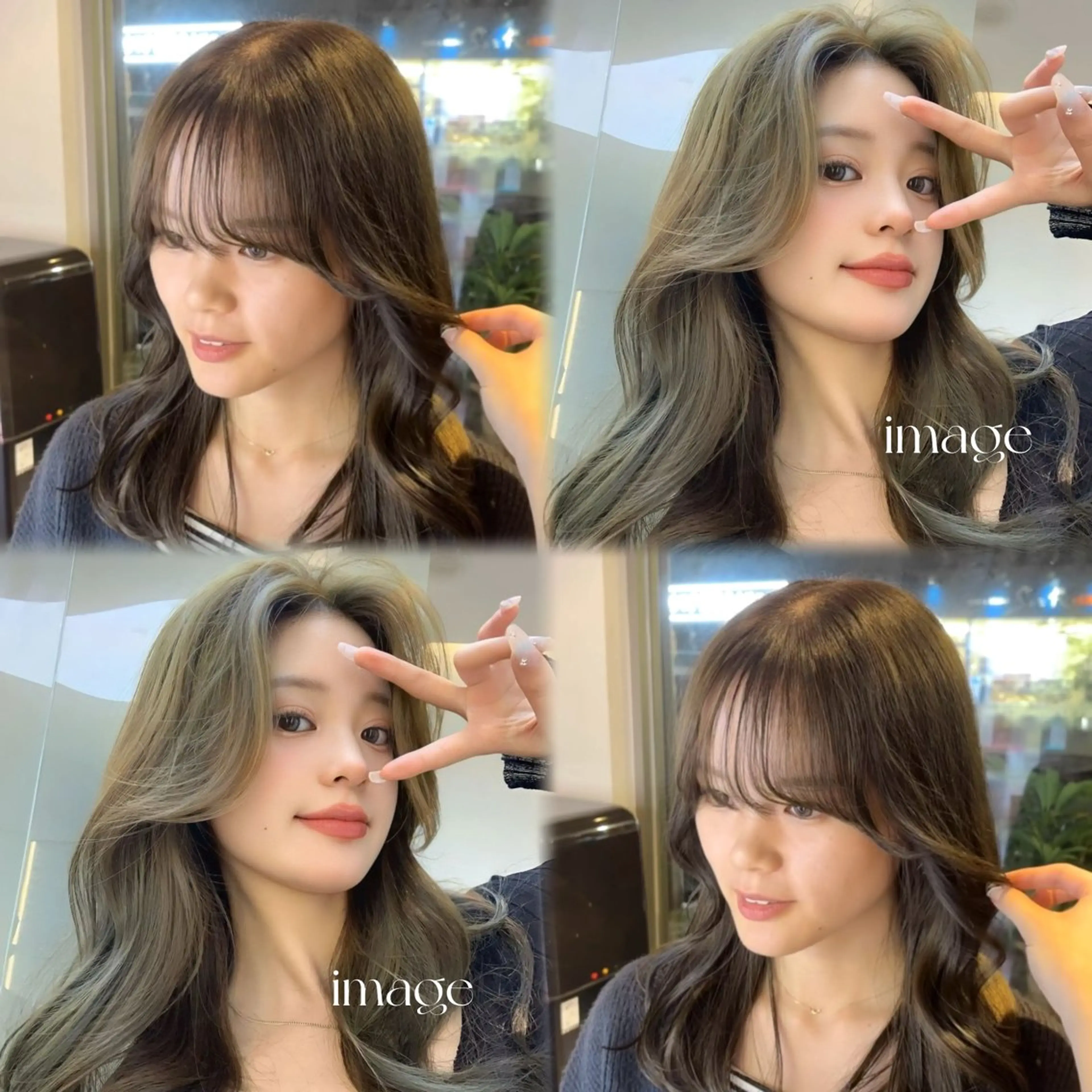セミロング カラー ブリーチ ブリーチなしカラー HAIR&MAKE SeeK 八王子店所属・盛れる顔まわり/ メンズ/フウカ🩶のヘアスタイル