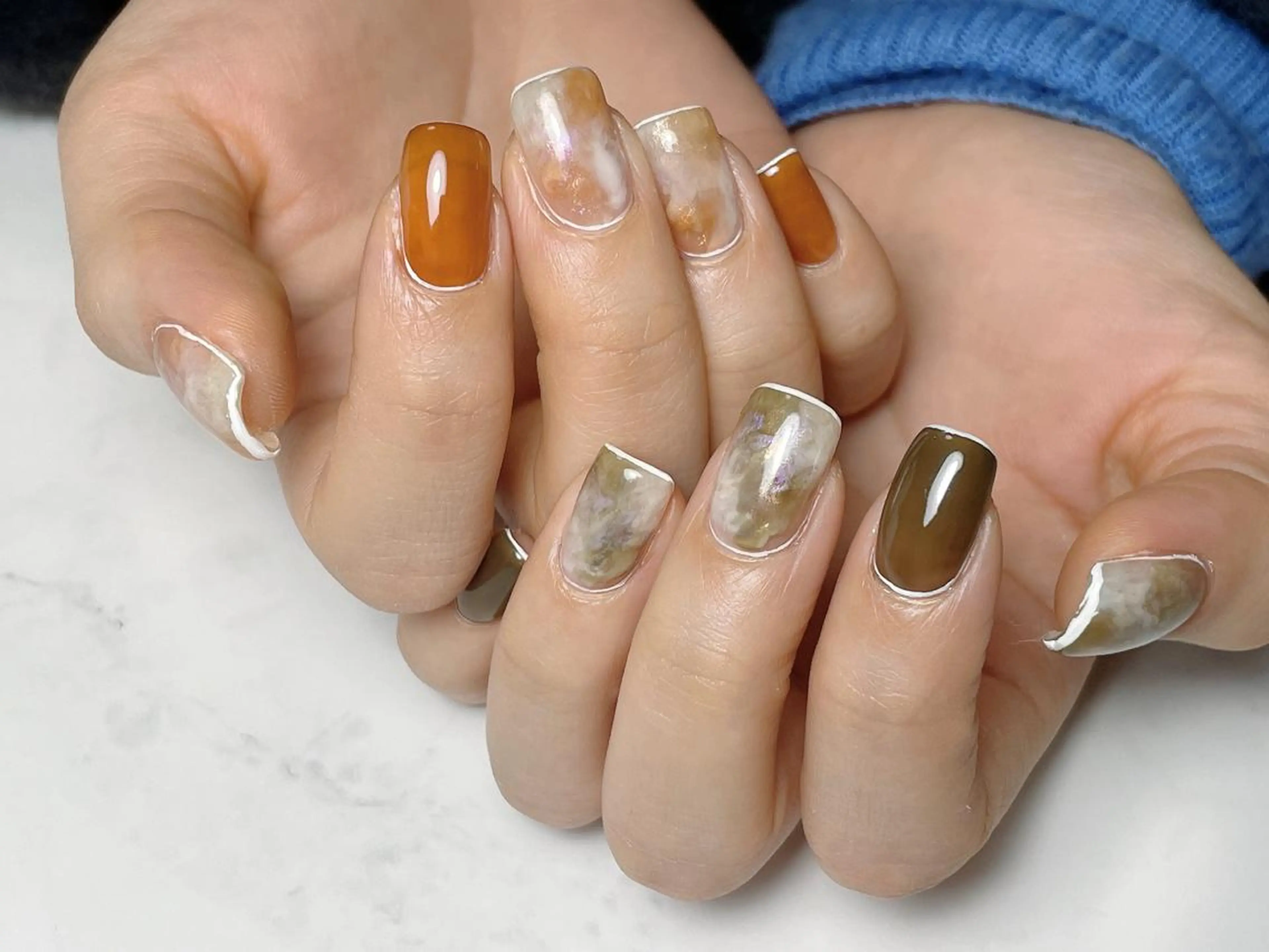 ネイル ニュアンスネイル amulet TOMOMIのネイルデザイン