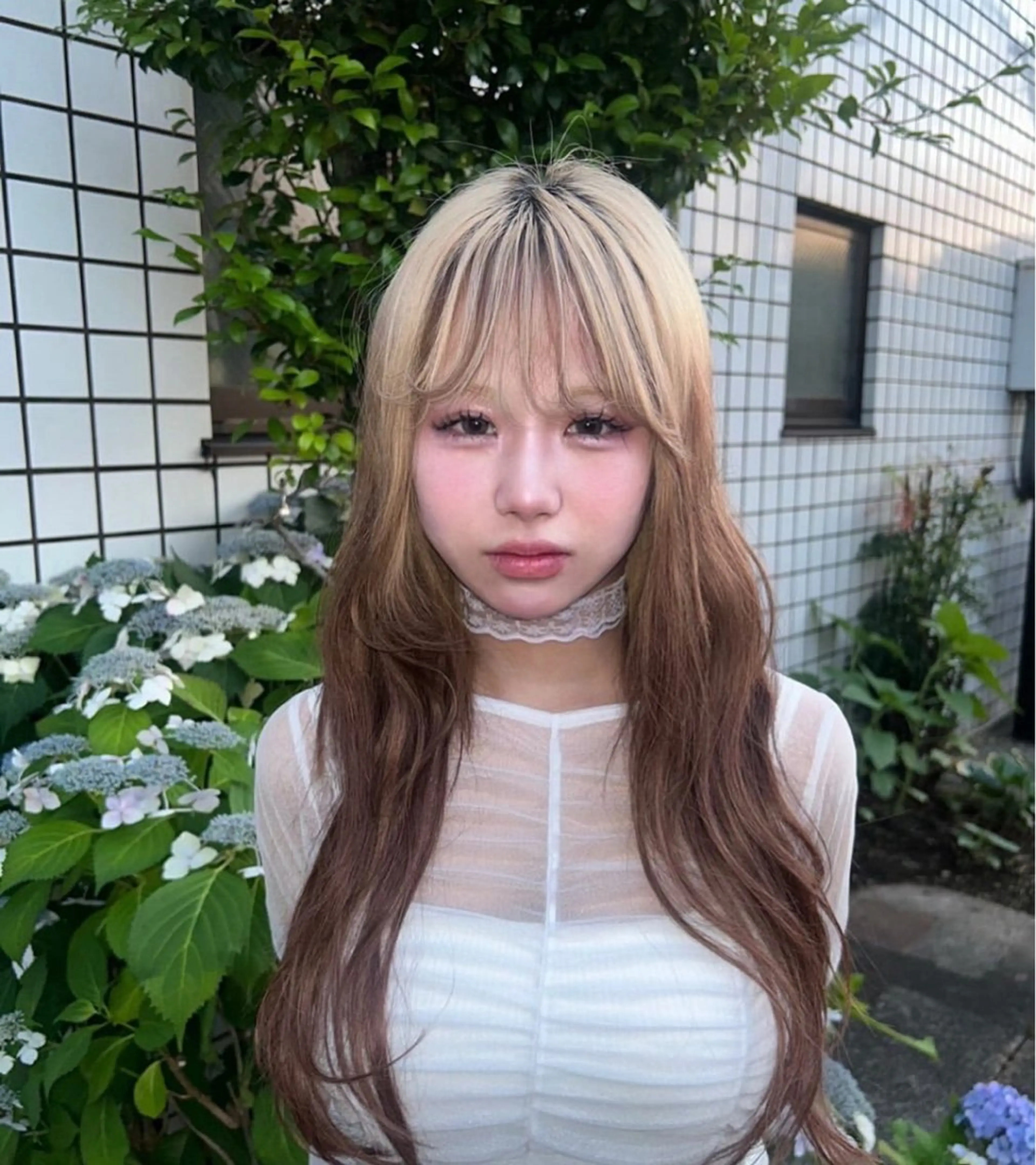 ロング カラー 🍀縮毛矯正モデル 募集あこ🎶🎀のヘアスタイル