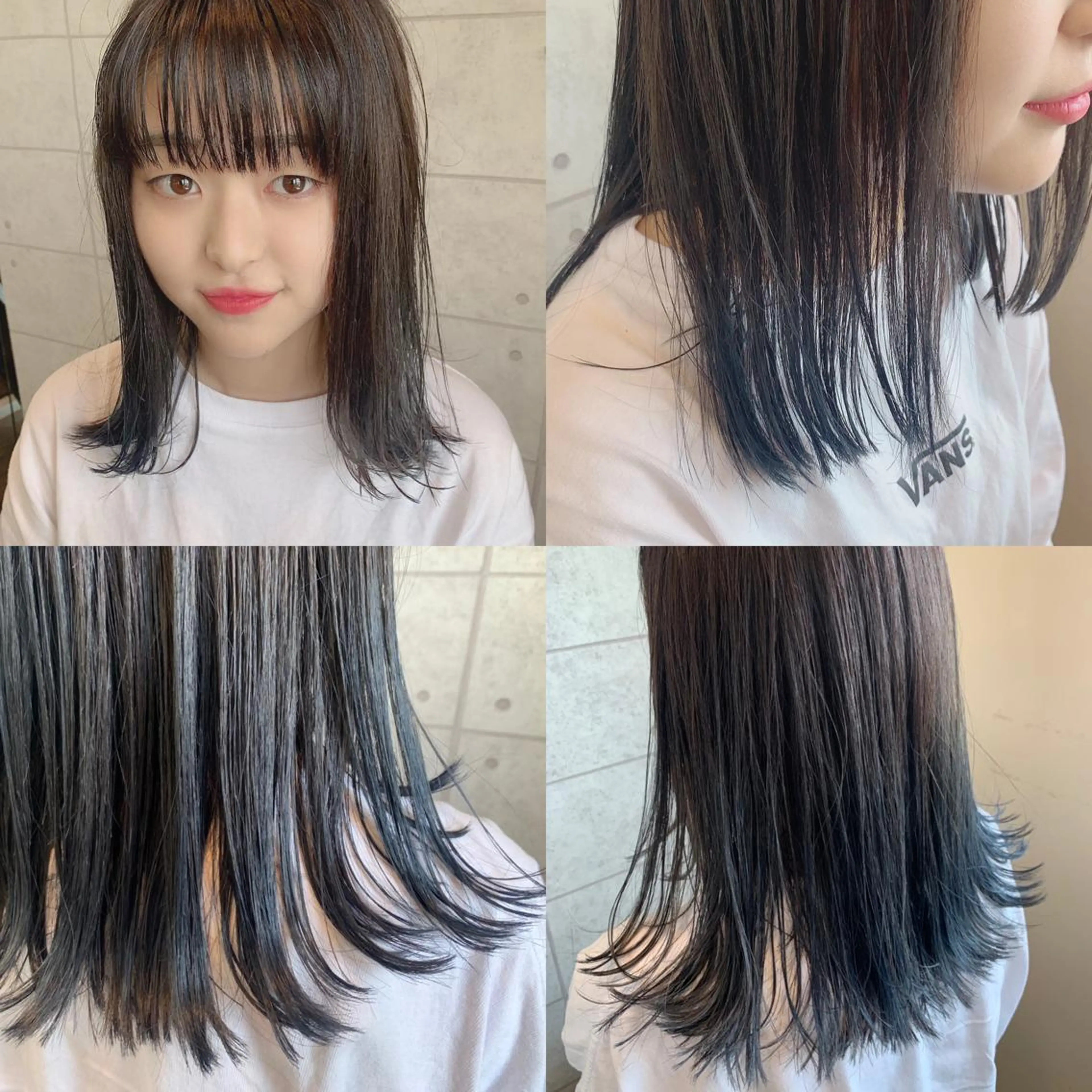 ロング カラー ヘアアレンジ ブリーチ ヘアカラー 🌿‬ ܸAir 透明感🌱西村知佳のヘアスタイル