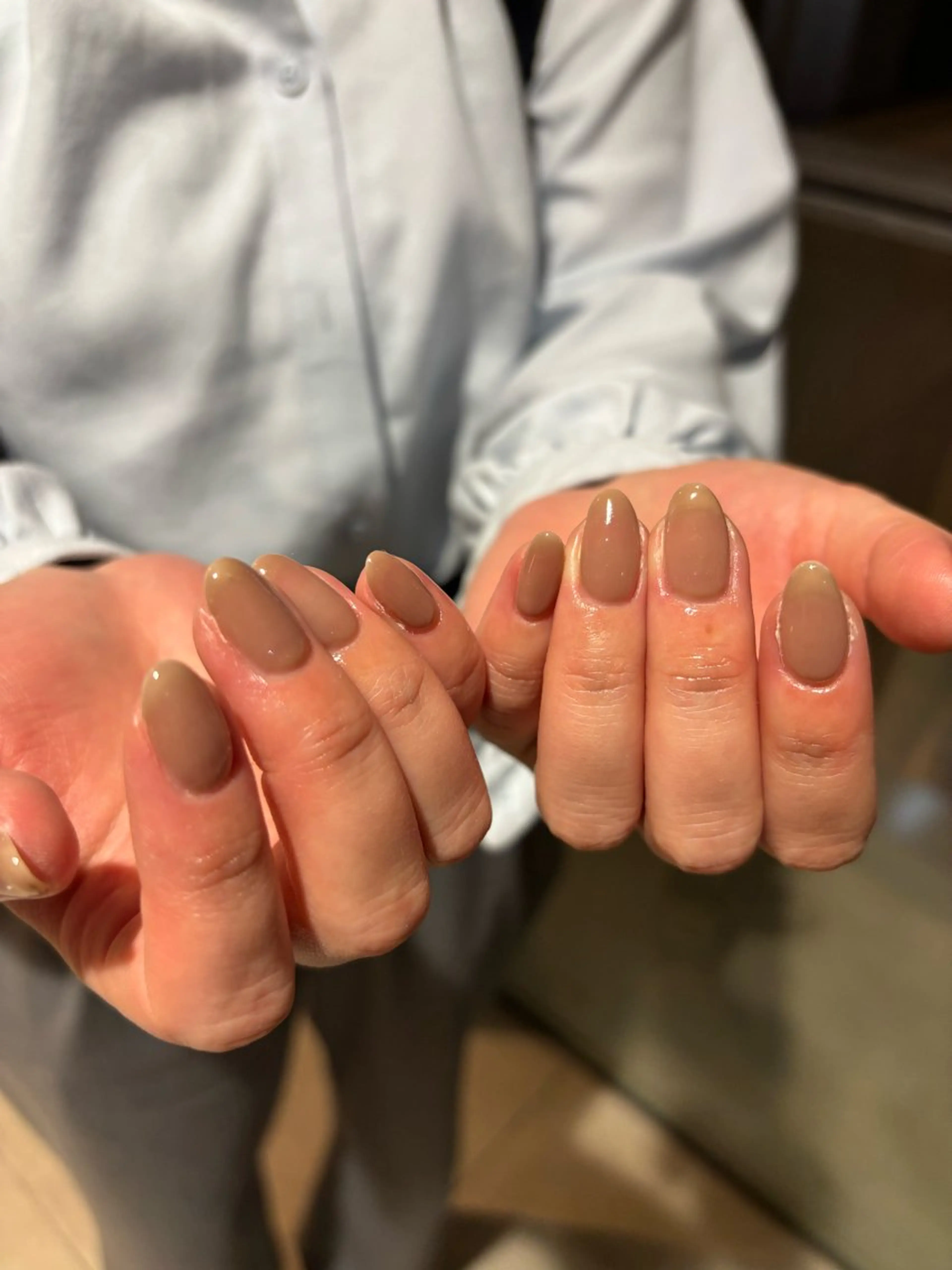 ネイル オフィスネイル ハンドネイル ネイルサロンマーノ所属・mano Hanaのネイルデザイン