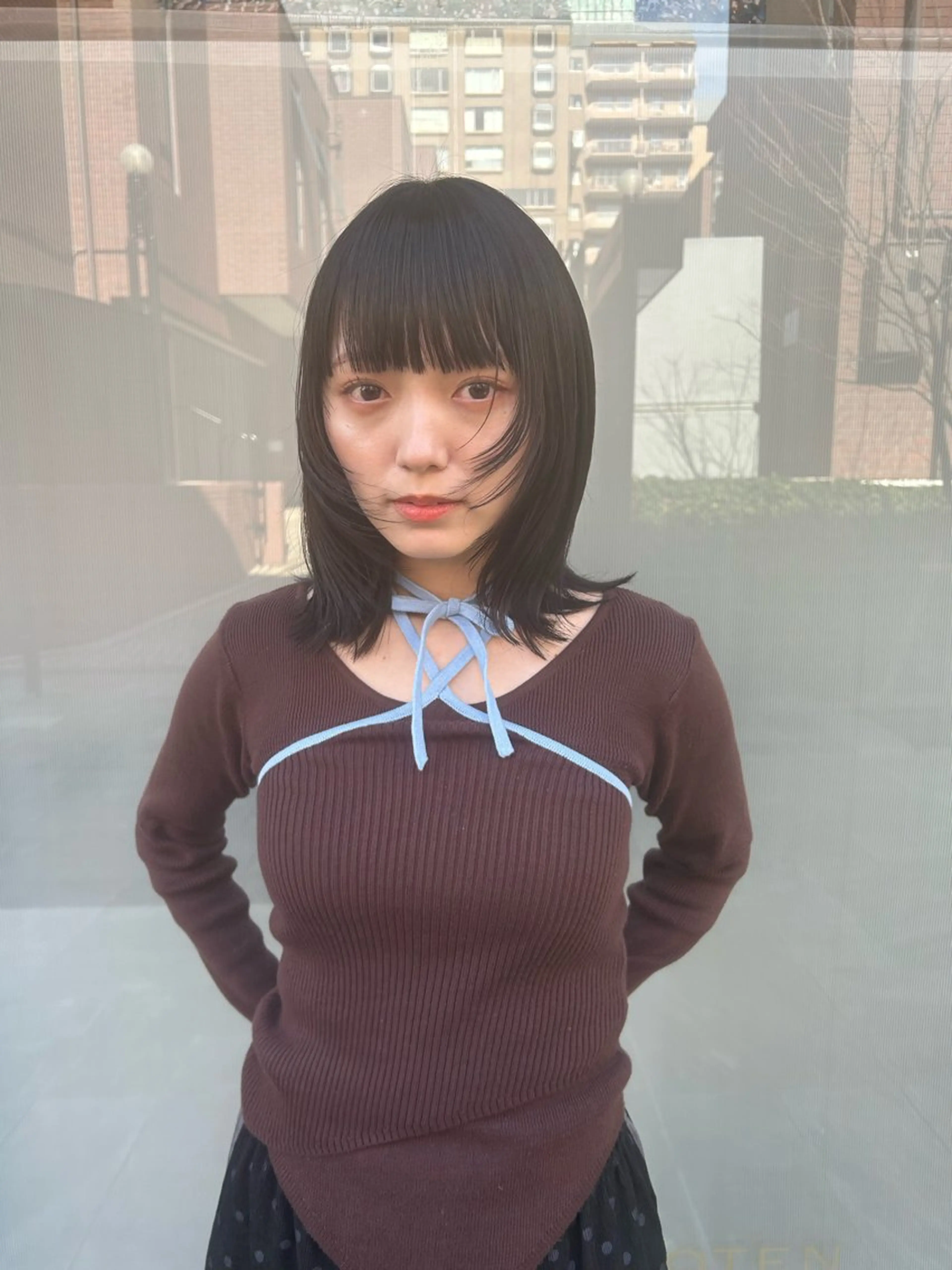 ミディアム カラー kaho🐏🦩 カットモデル募集中のヘアスタイル
