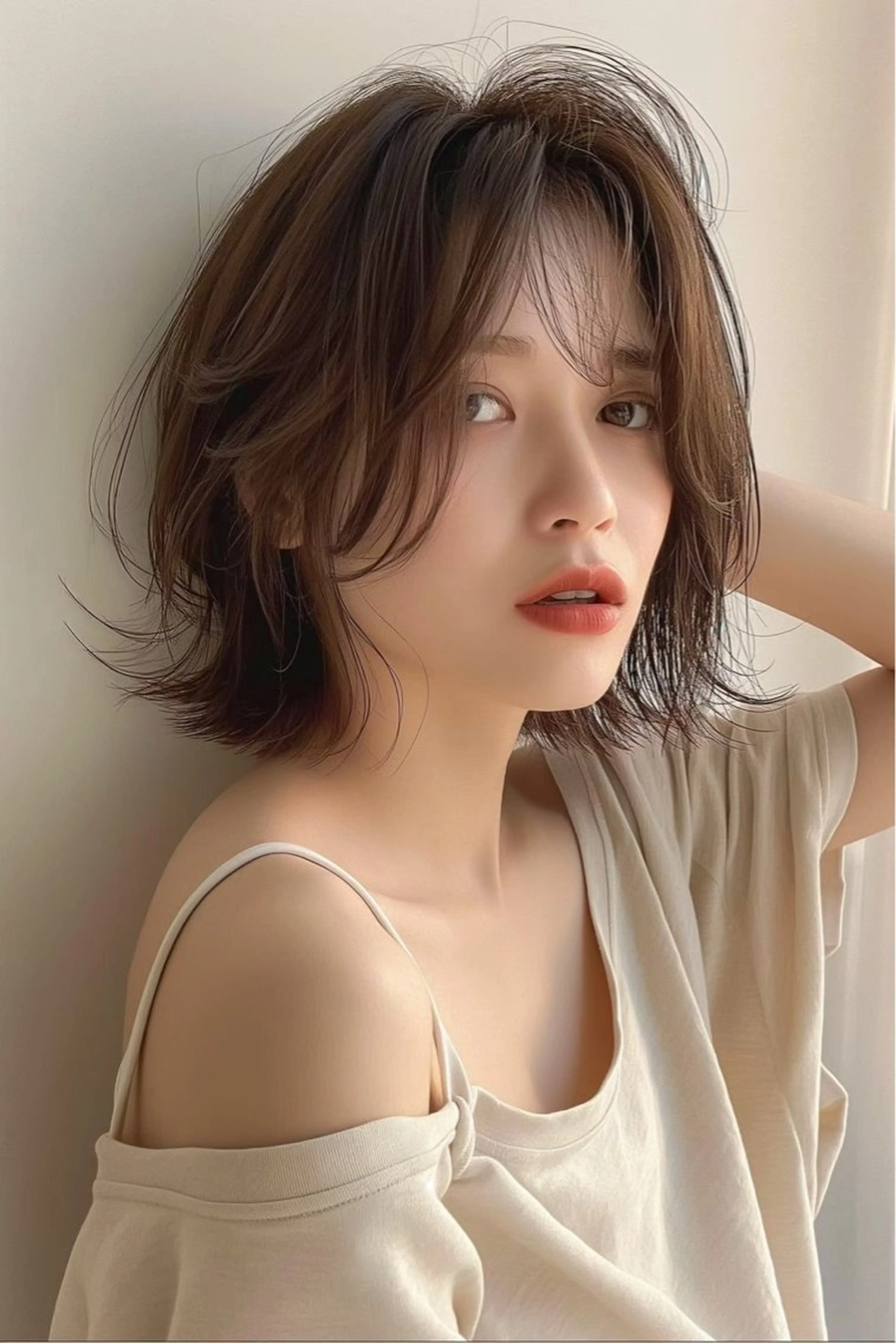 ショート カラー カット ヘアカラー トリートメント 最新ケアカラー/ 髪質改善/YUTOのヘアスタイル