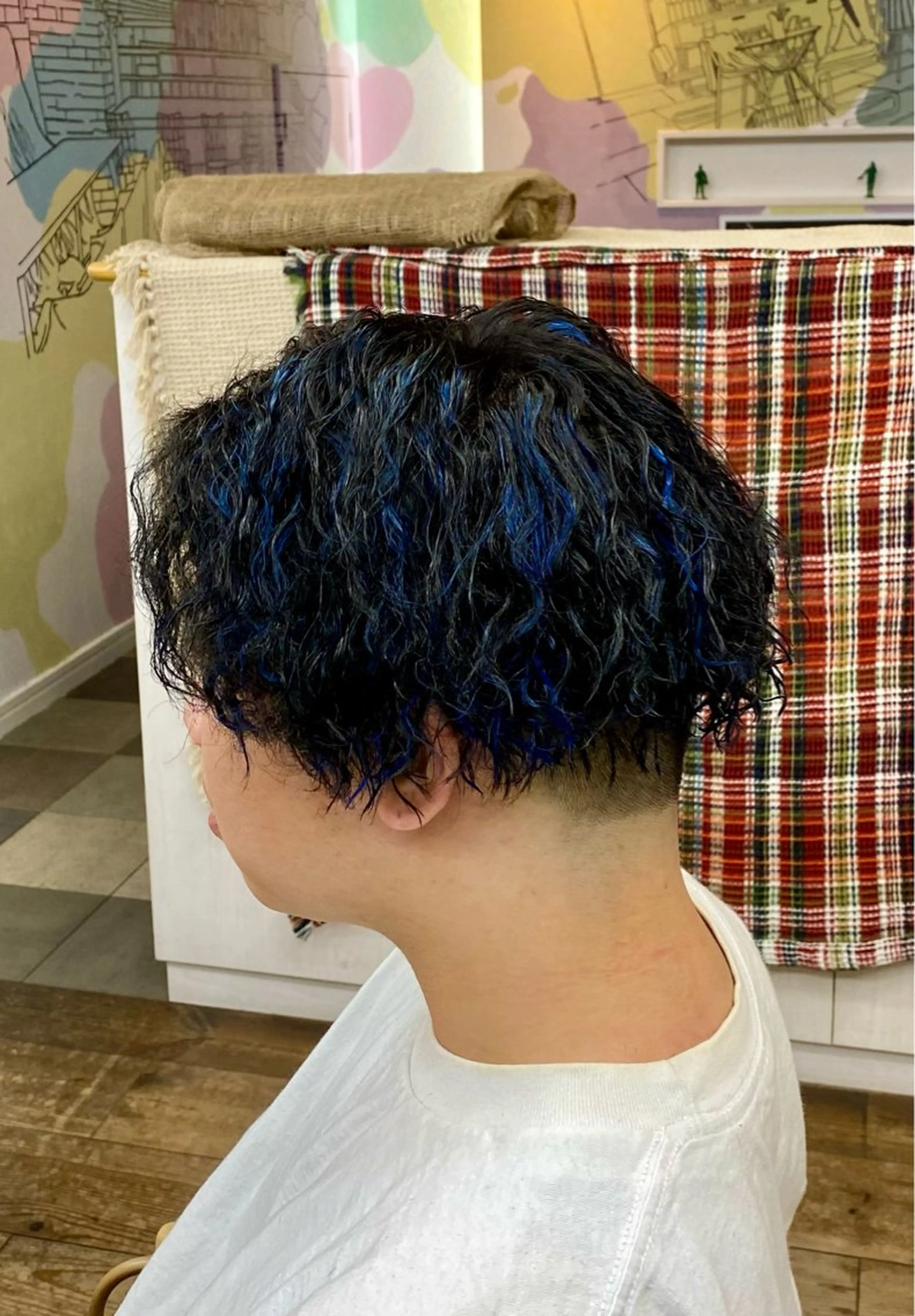ショート ハイライト メンズ特化サロン ウエダ　ヒロキのヘアスタイル