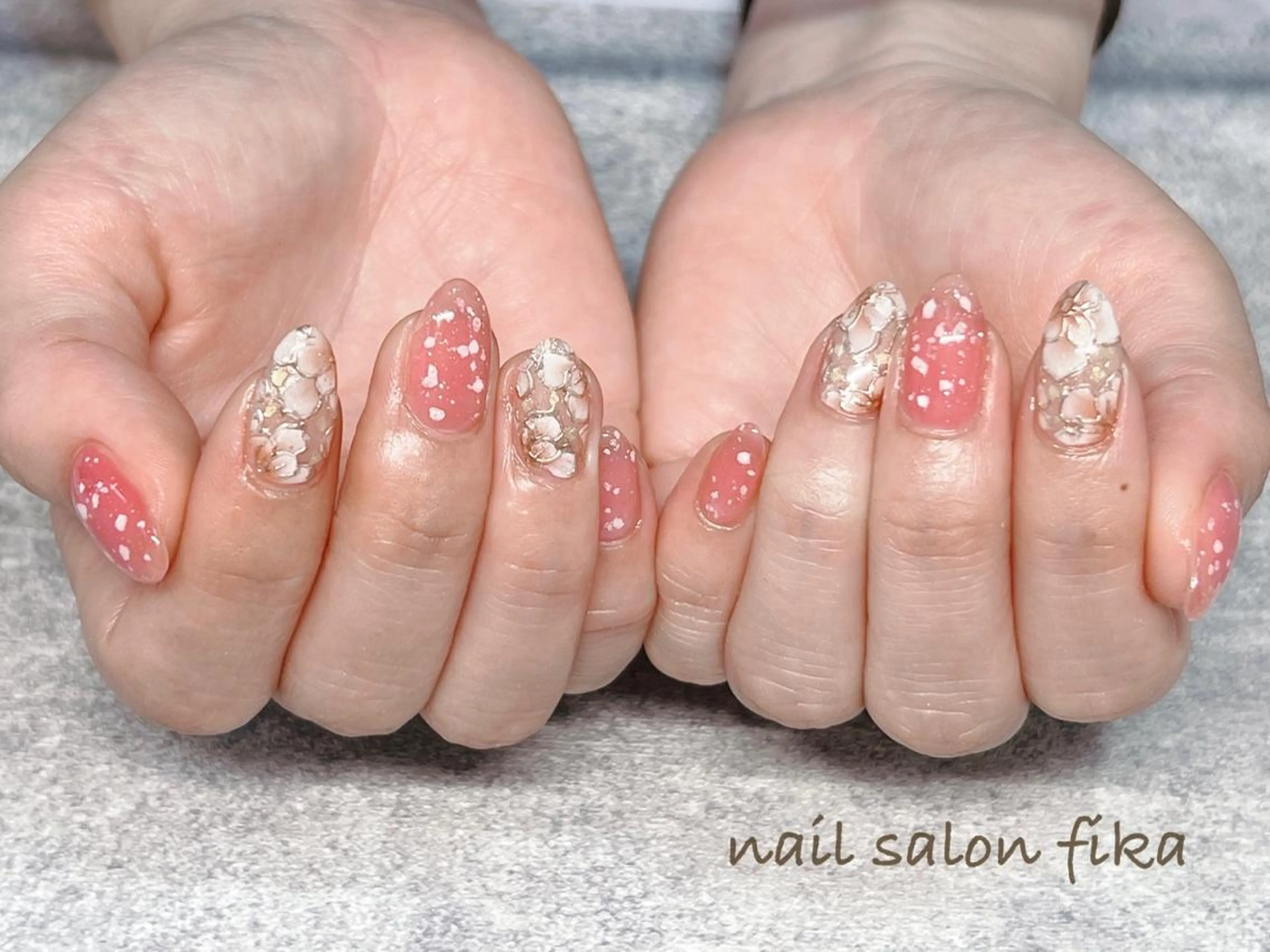 ハンドネイル120分付け放題の写真