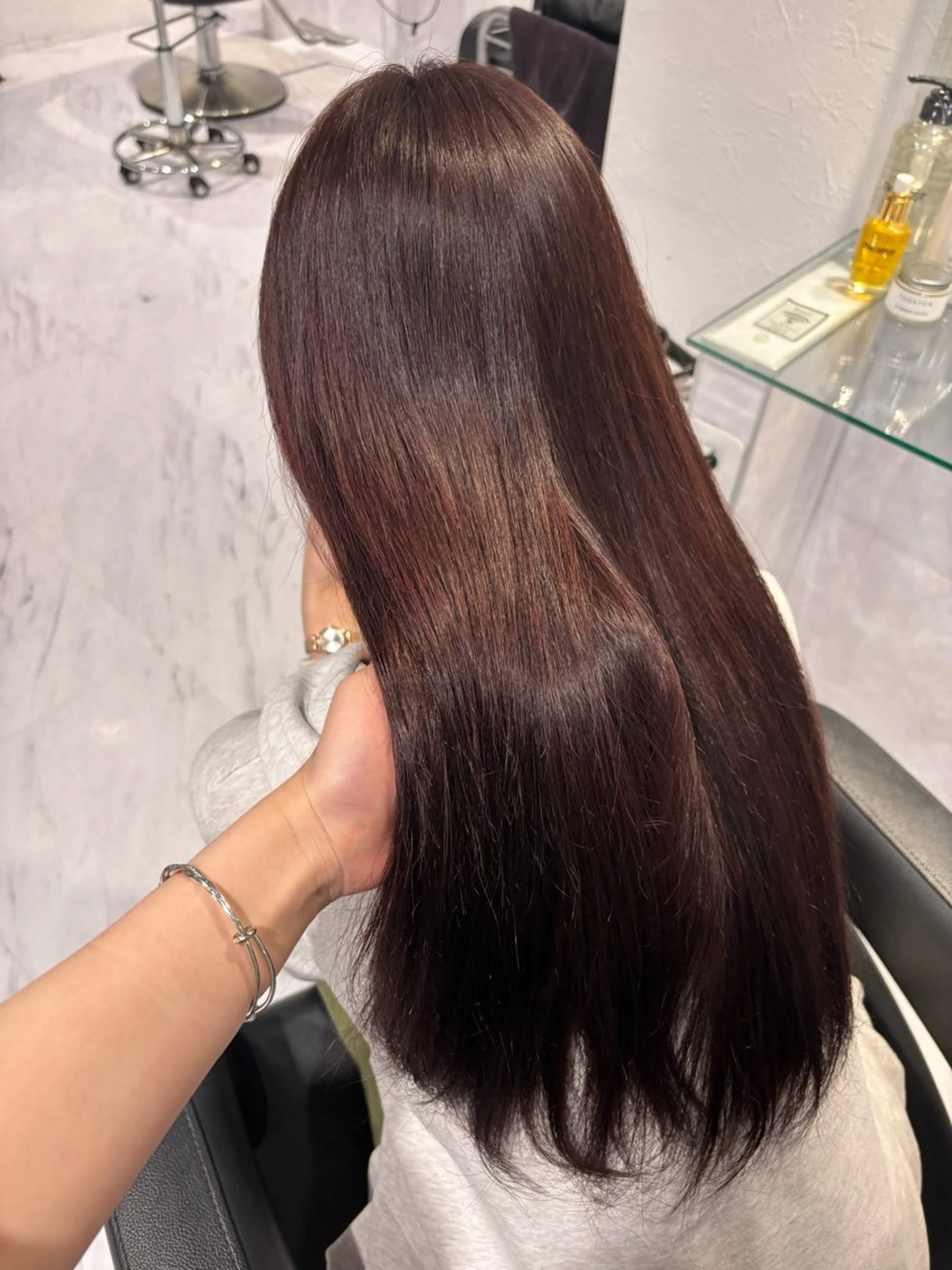 ロング カラー 表参道♡暗髪^ྀི 艶カラー♡アユミのヘアスタイル