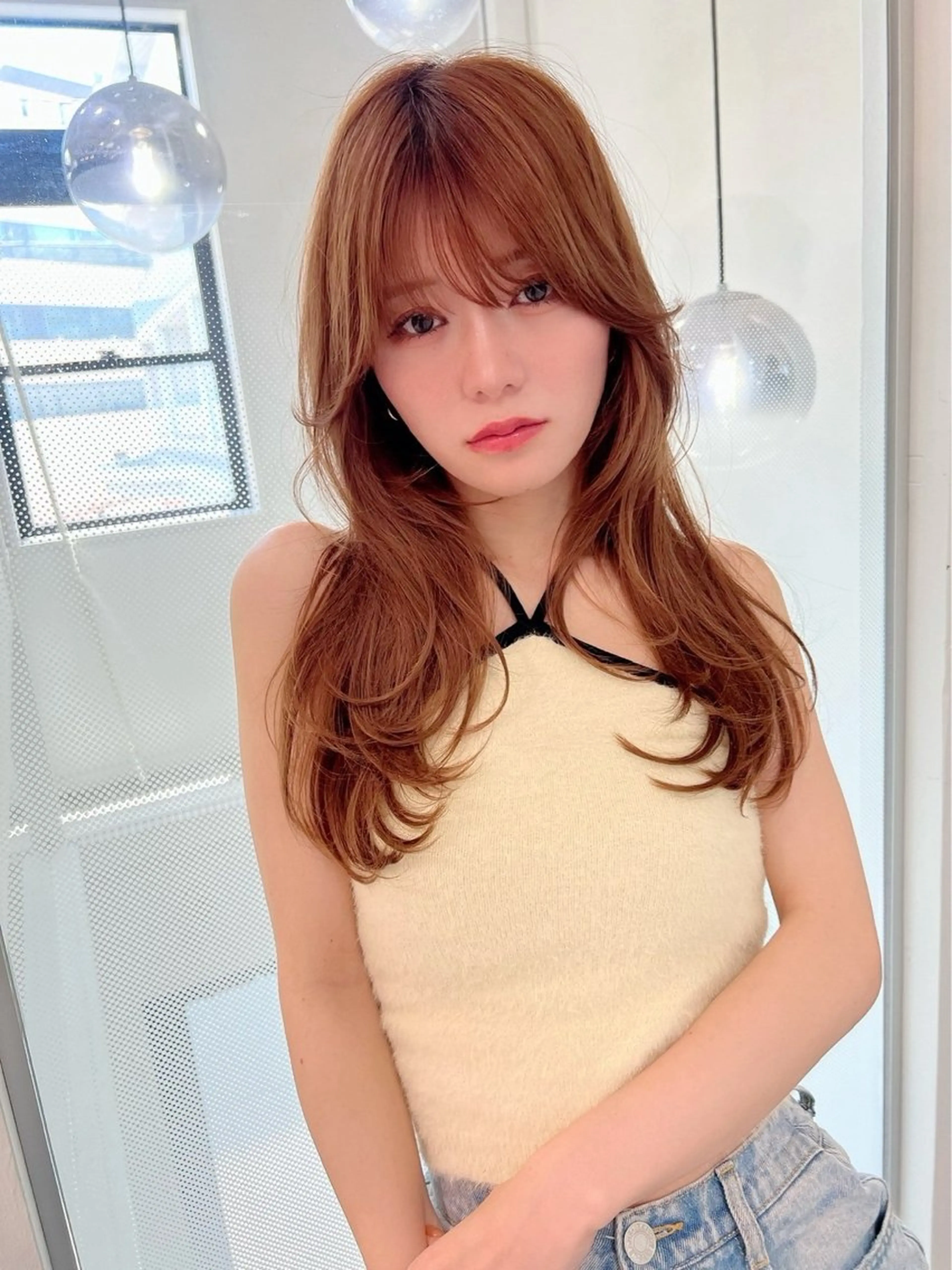 ロング 韓国風ヘア レイヤーカット 小顔カット カット ヘアカラー トリートメント ヘッドスパ 遠藤大雅 ショート /ボブ/髪質改善🌈のヘアスタイル