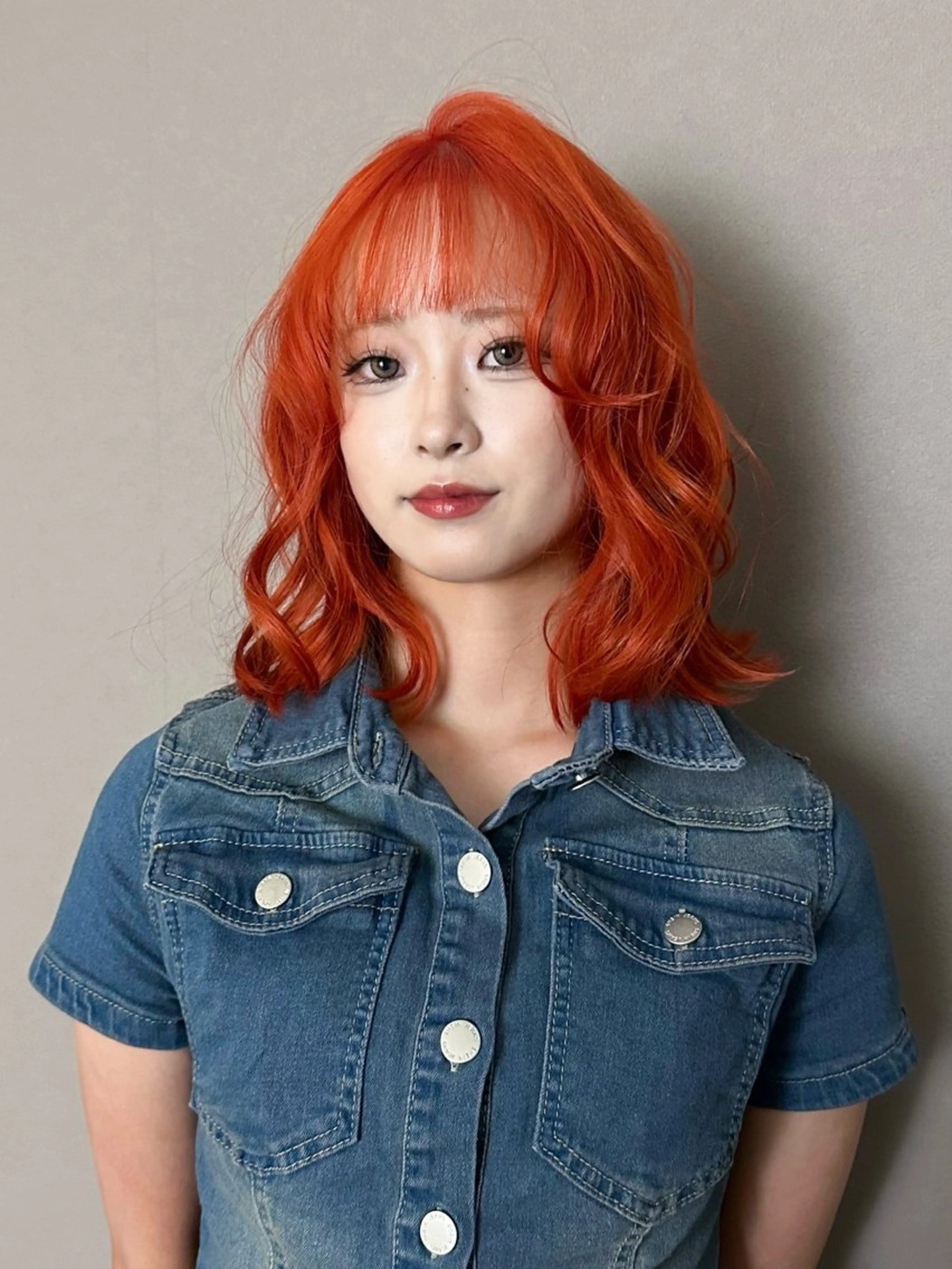 ミディアム カラー ヘアカラー OPShair所属・sion ✰デザインカラーのヘアスタイル