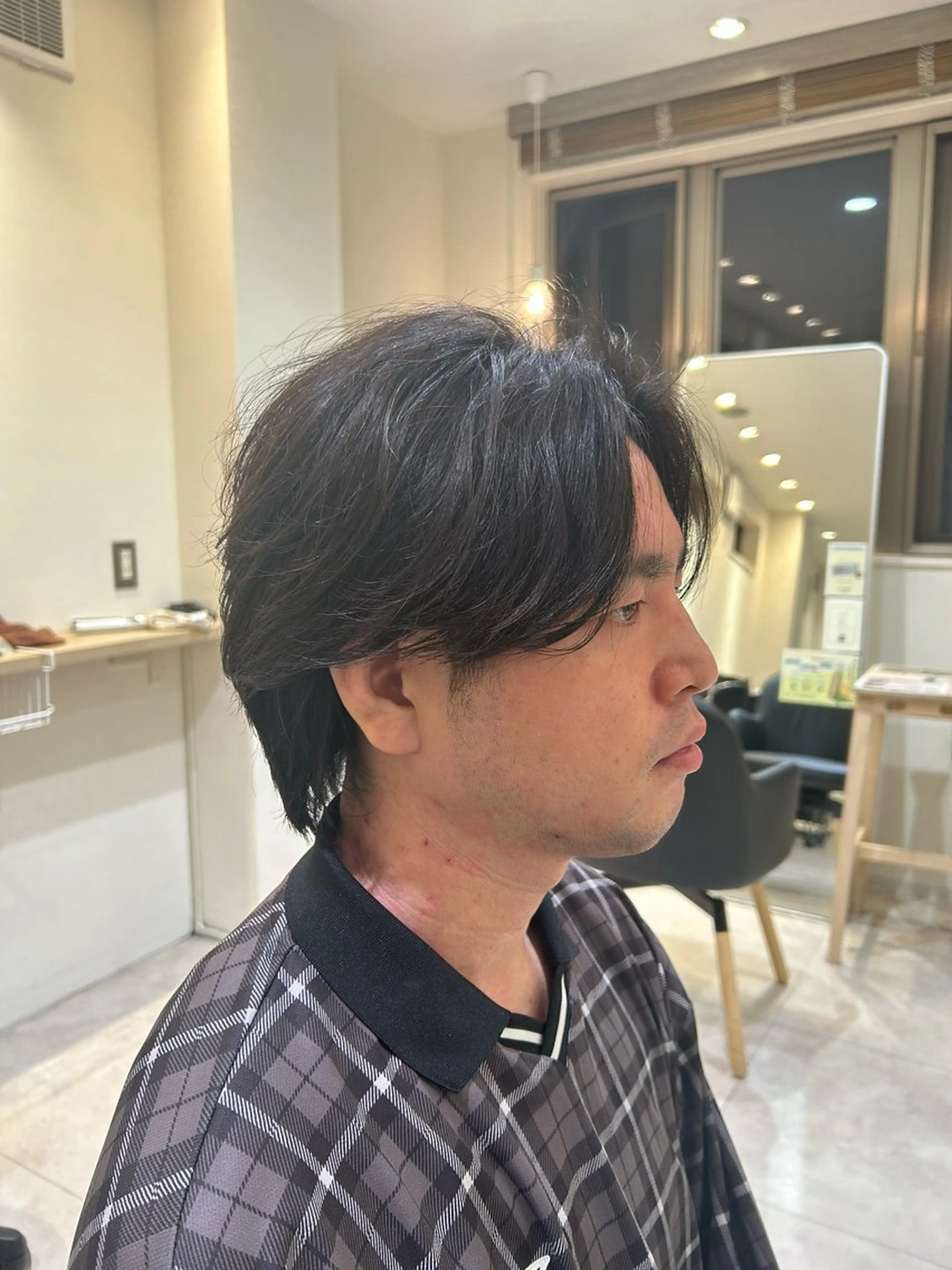 パーマ メンズ カット パーマ トリートメント ヘアセット いぶき/透明感カラー 🎨メンズパーマ🔥のヘアスタイル