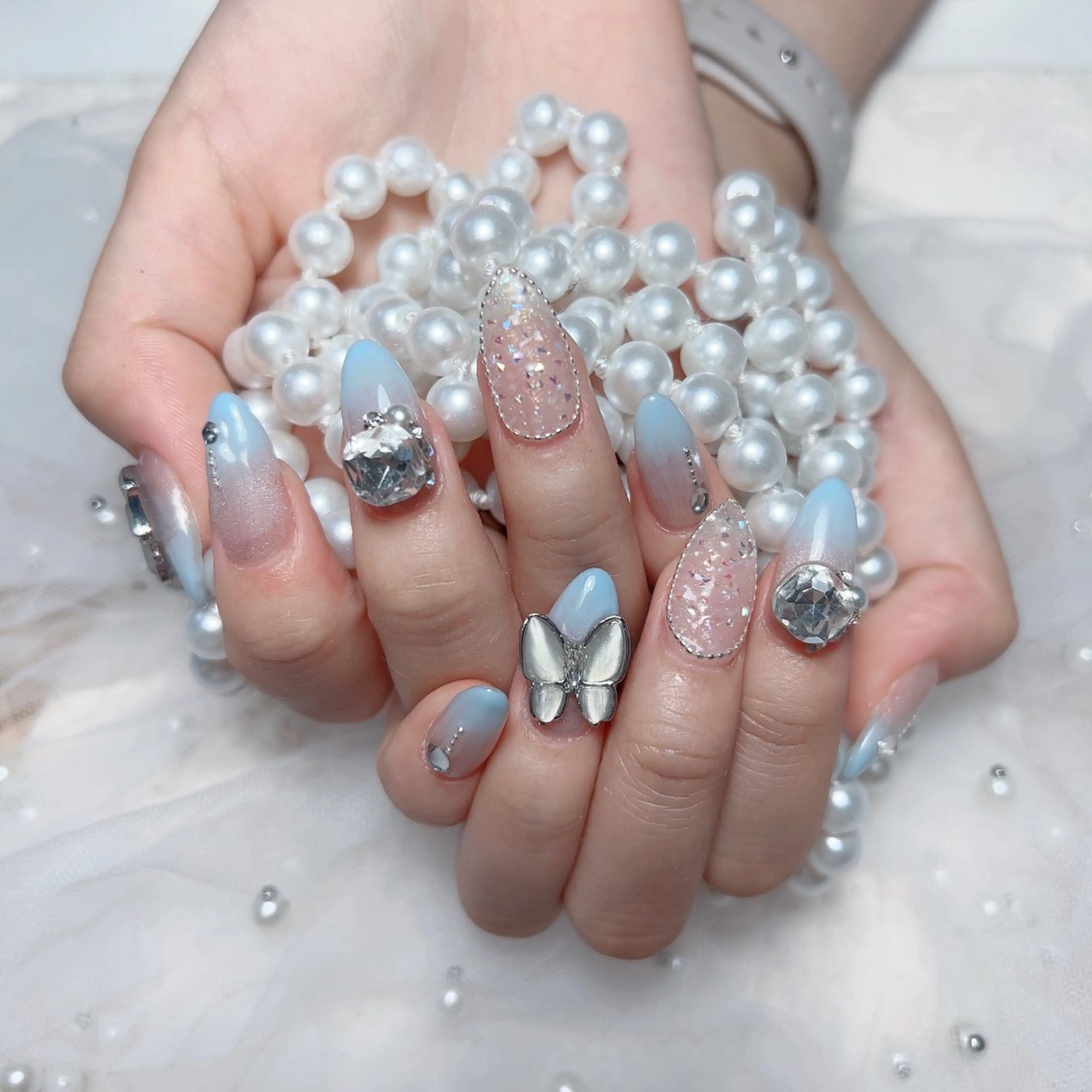 ネイル M🌷nail 長さだし専門店のネイルデザイン