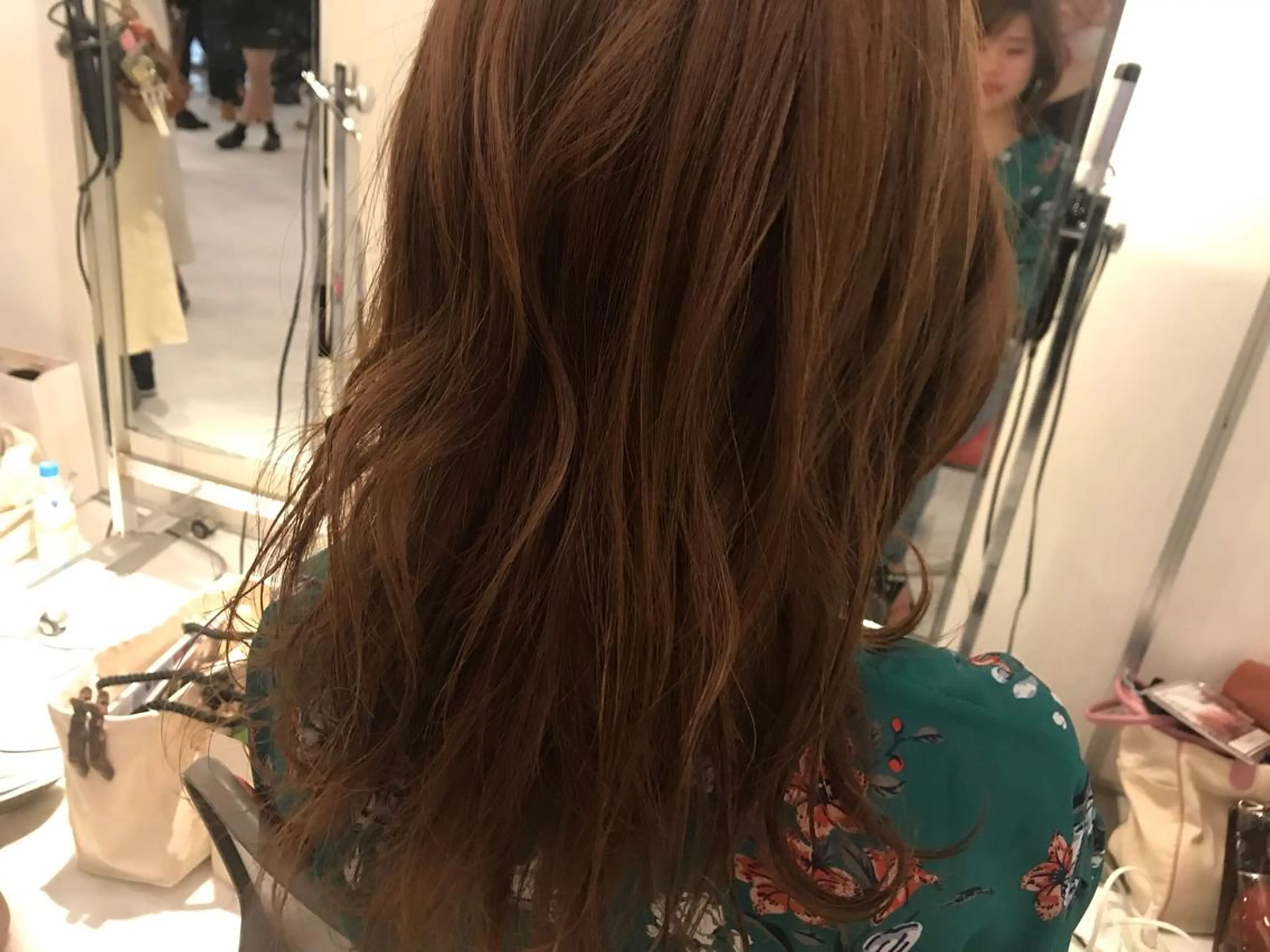 セミロング ヘアアレンジ a moment所属・蔵前🫧韓国風レイヤ ーカット🫧KAHOのヘアスタイル