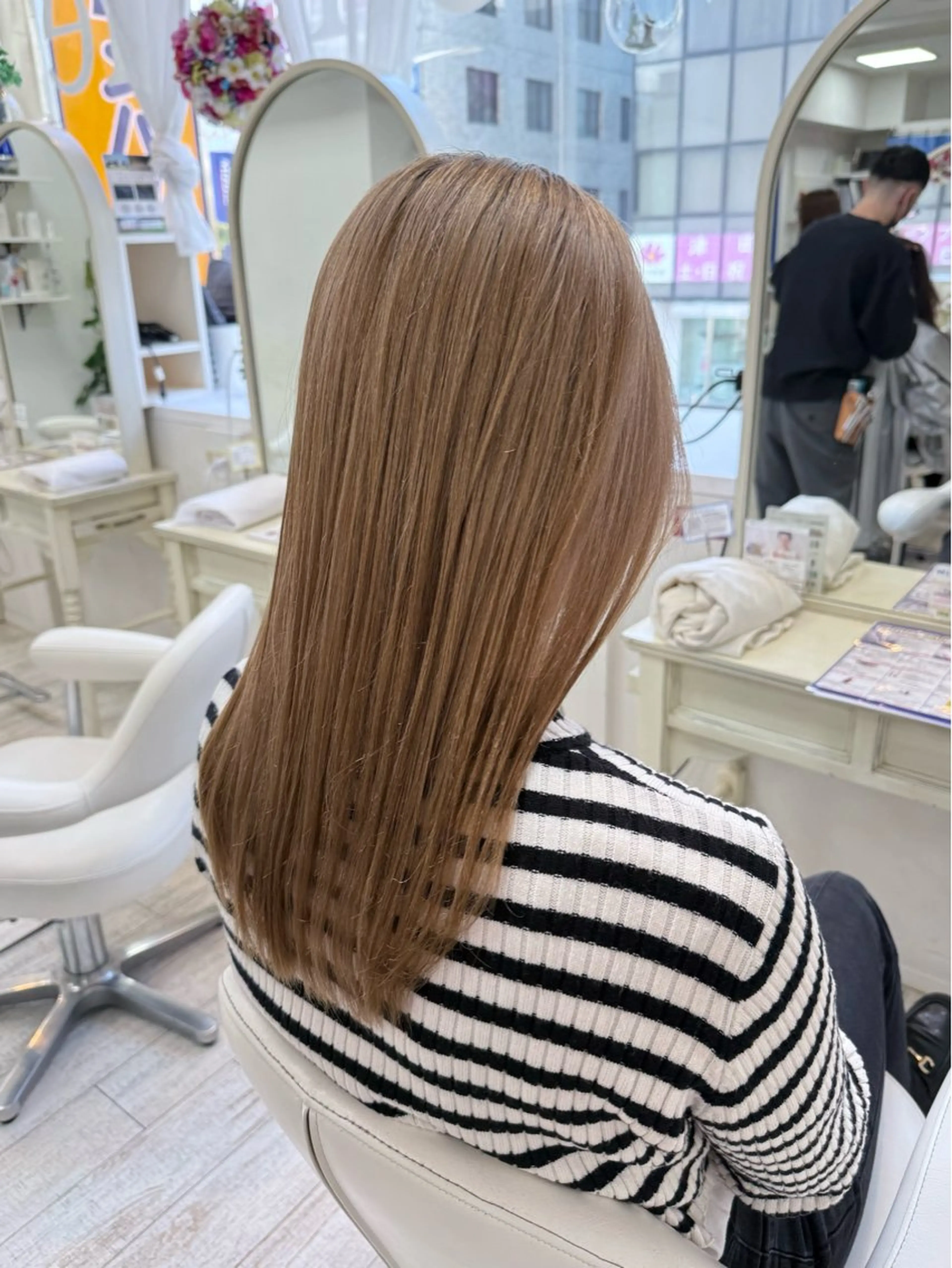 セミロング 髪質改善 トリートメント トリートメント 新籾 尚哉のヘアスタイル