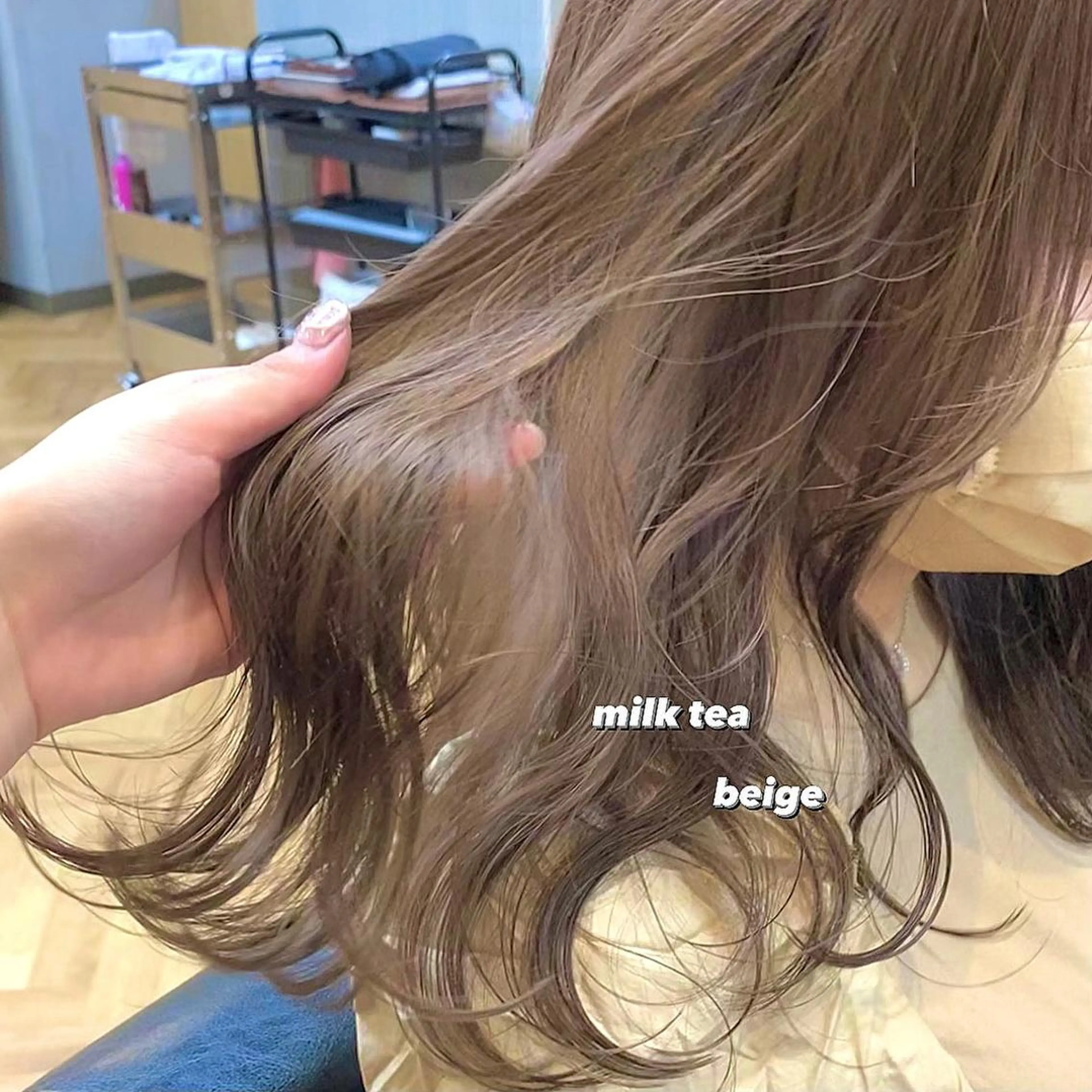 セミロング カラー パーマ ヘアアレンジ メンズ キッズ ネイル マツエク・マツパ メンズブリーチ ブリーチ カット ヘアカラー EMANON梅田店所属・前川 朋香のヘアスタイル