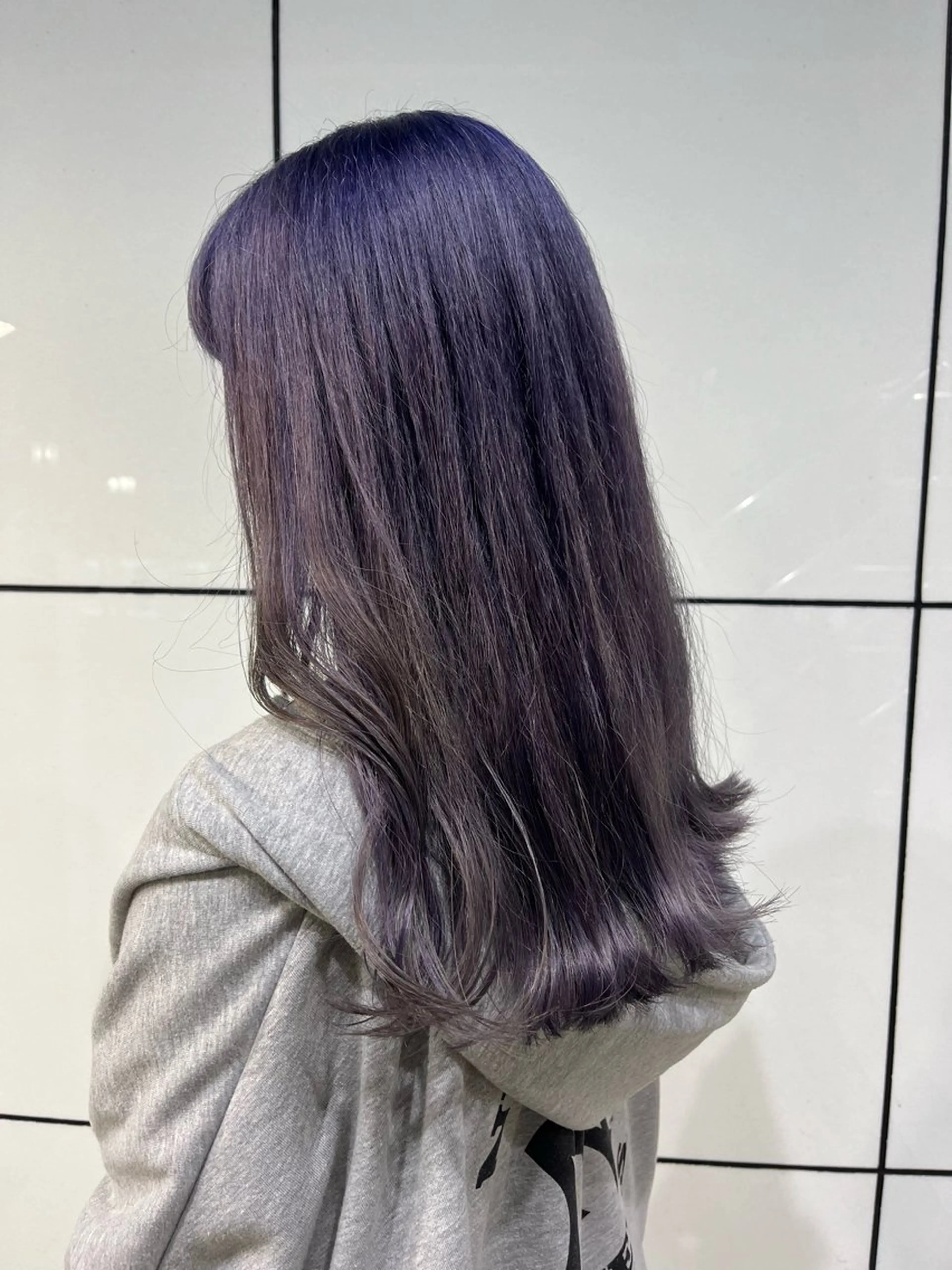 ロング 顔周りカット 髪質改善 ヘアカラー トリートメント 透明感カラー こだわりカットあさみのヘアスタイル