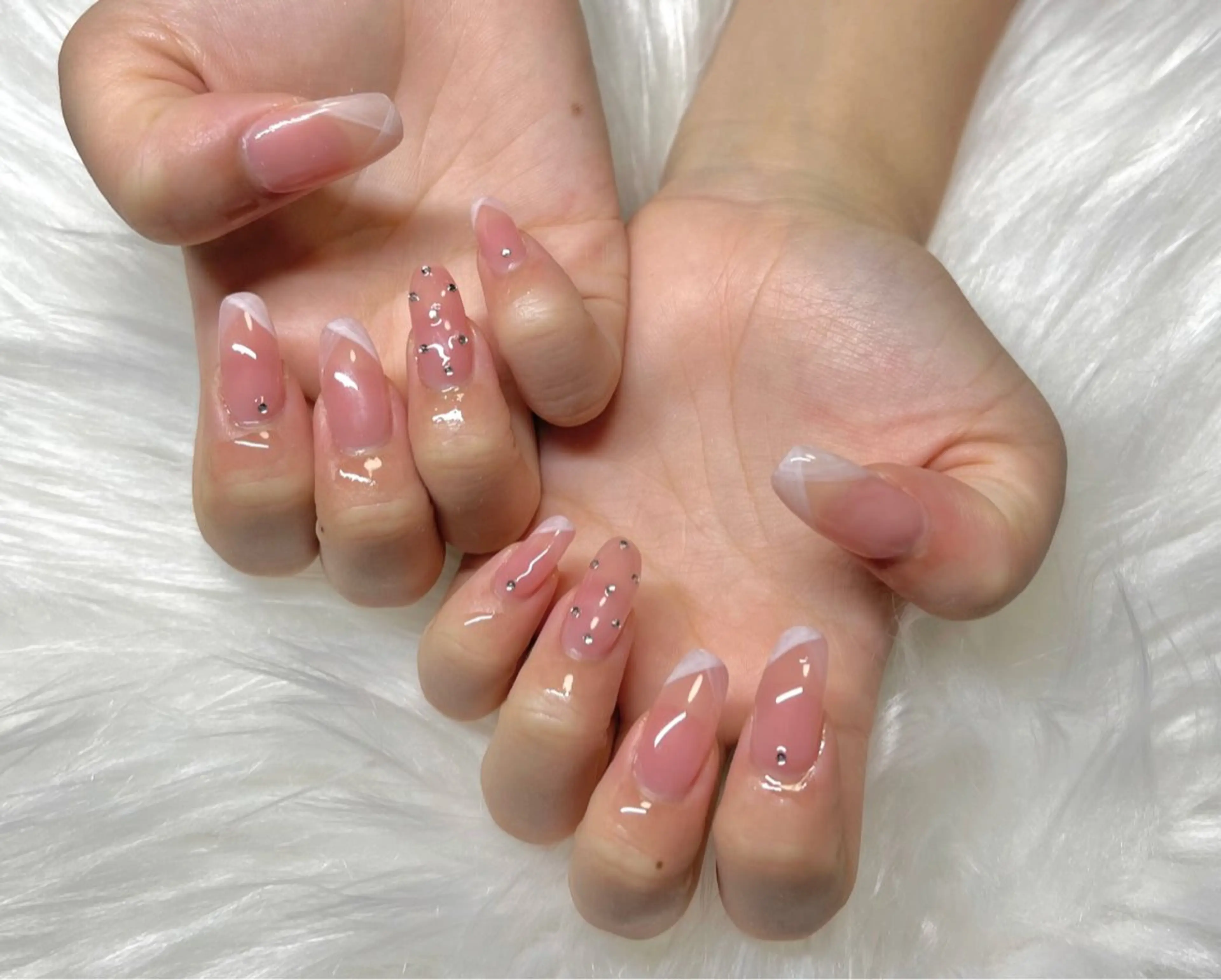 ネイル ピンク ハンドネイル CHARME 〔RINA〕のネイルデザイン