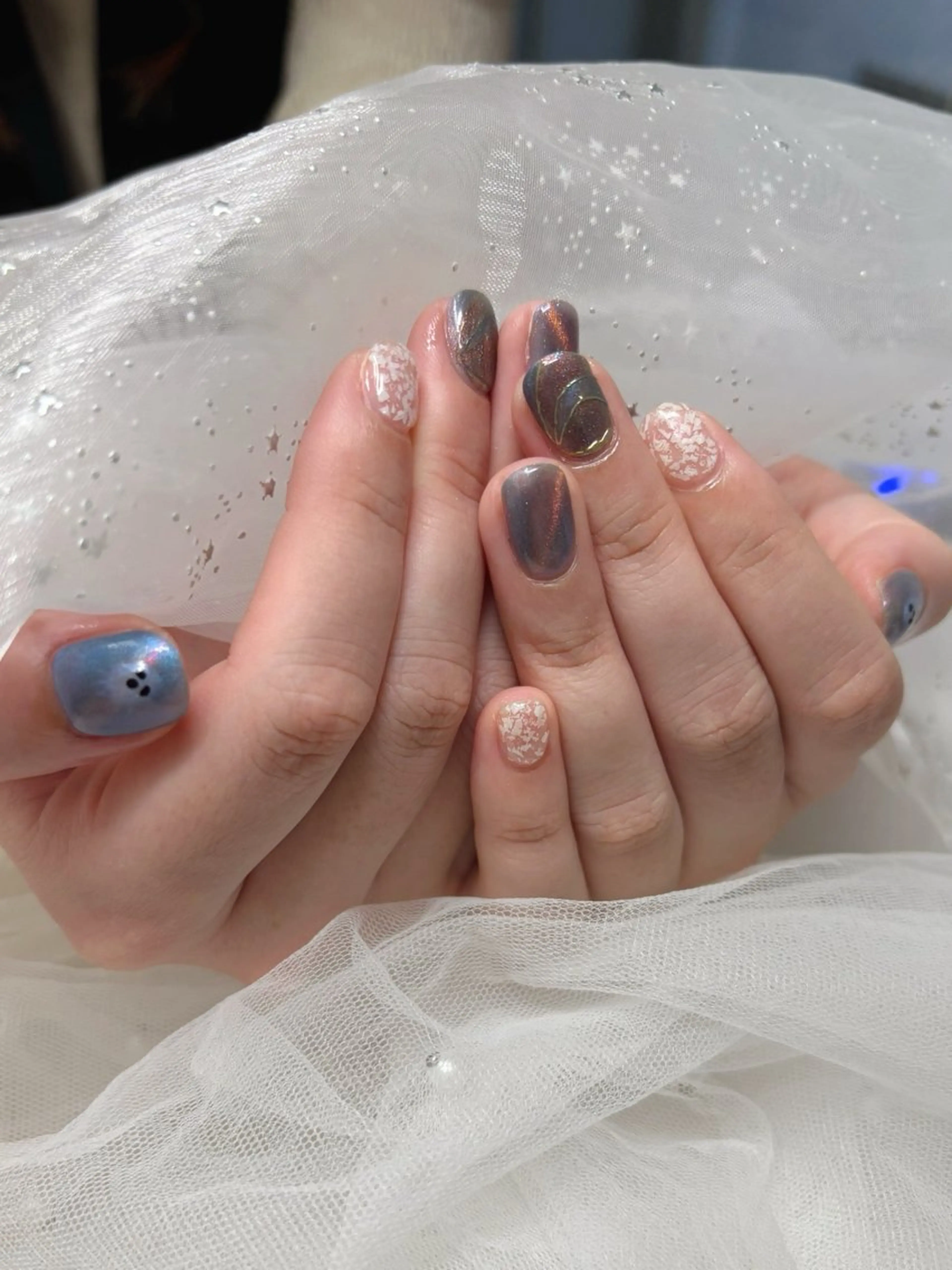 ジェルオフ無料💅ハンド定額Design コース✨甘皮ケア込！の写真