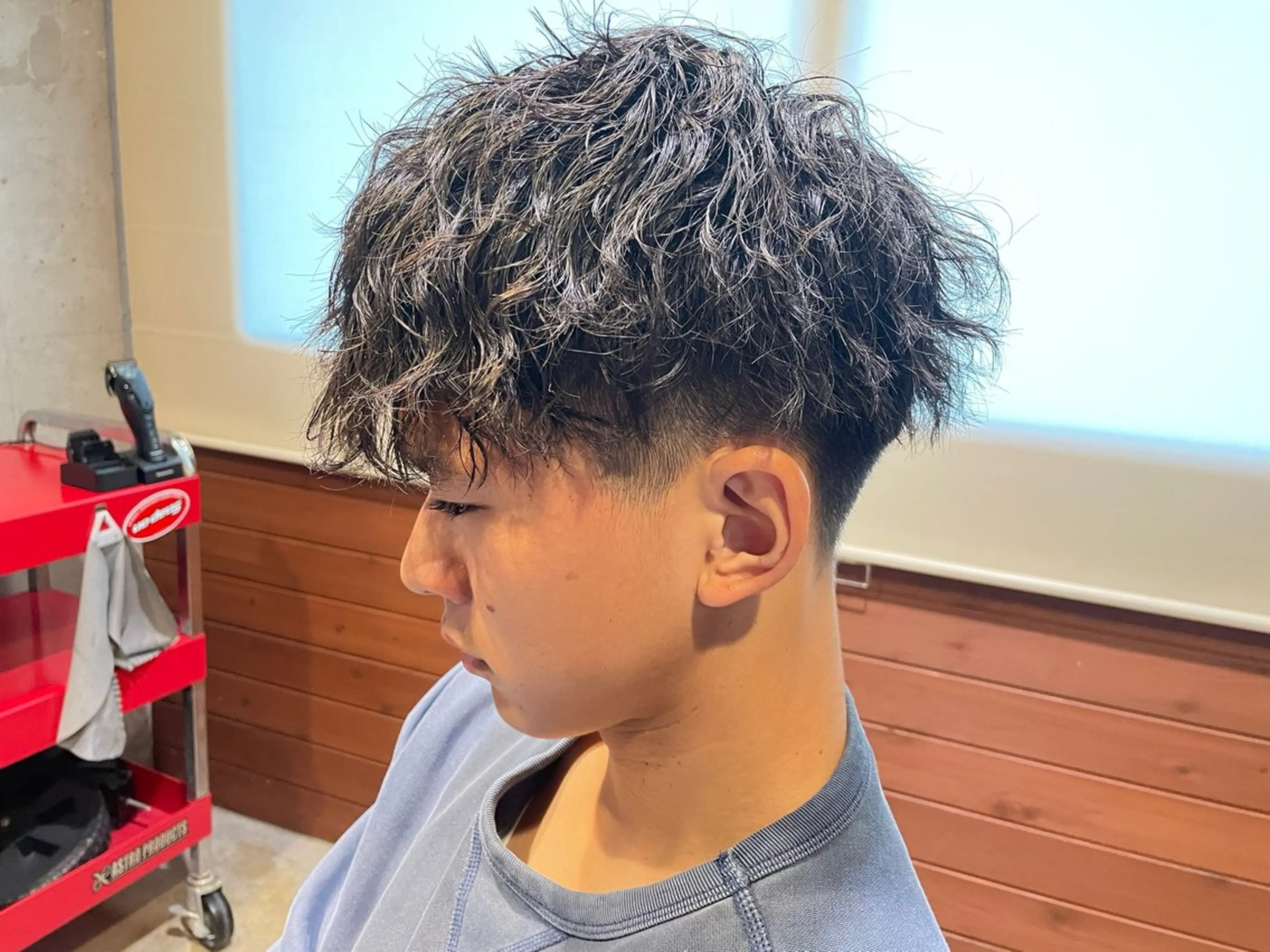 ショート パーマ blanc hair eyelash所属・髪質改善 blanchairのヘアスタイル