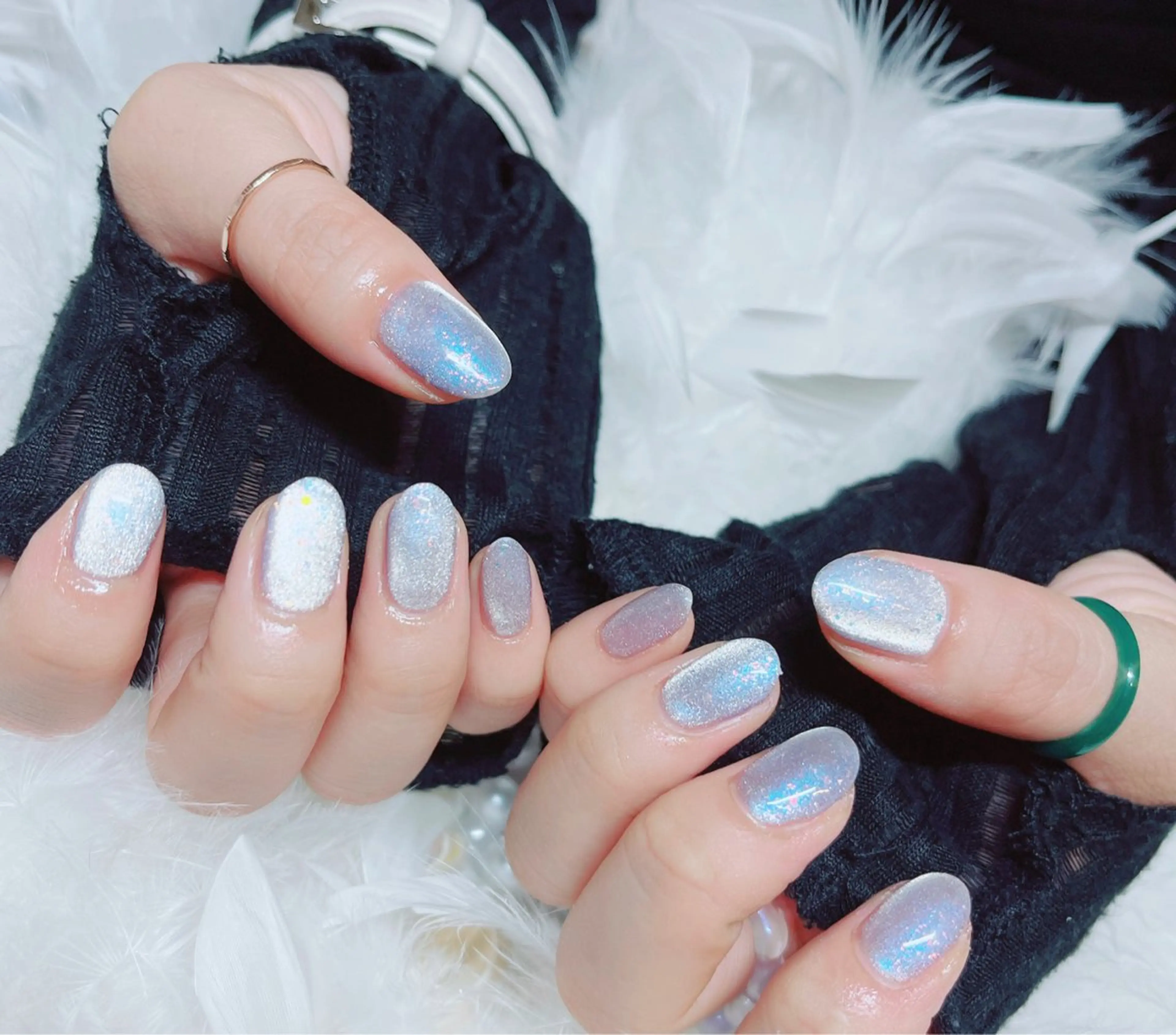 ネイル マグネットネイル ハンドネイル Floria nail salonのネイルデザイン