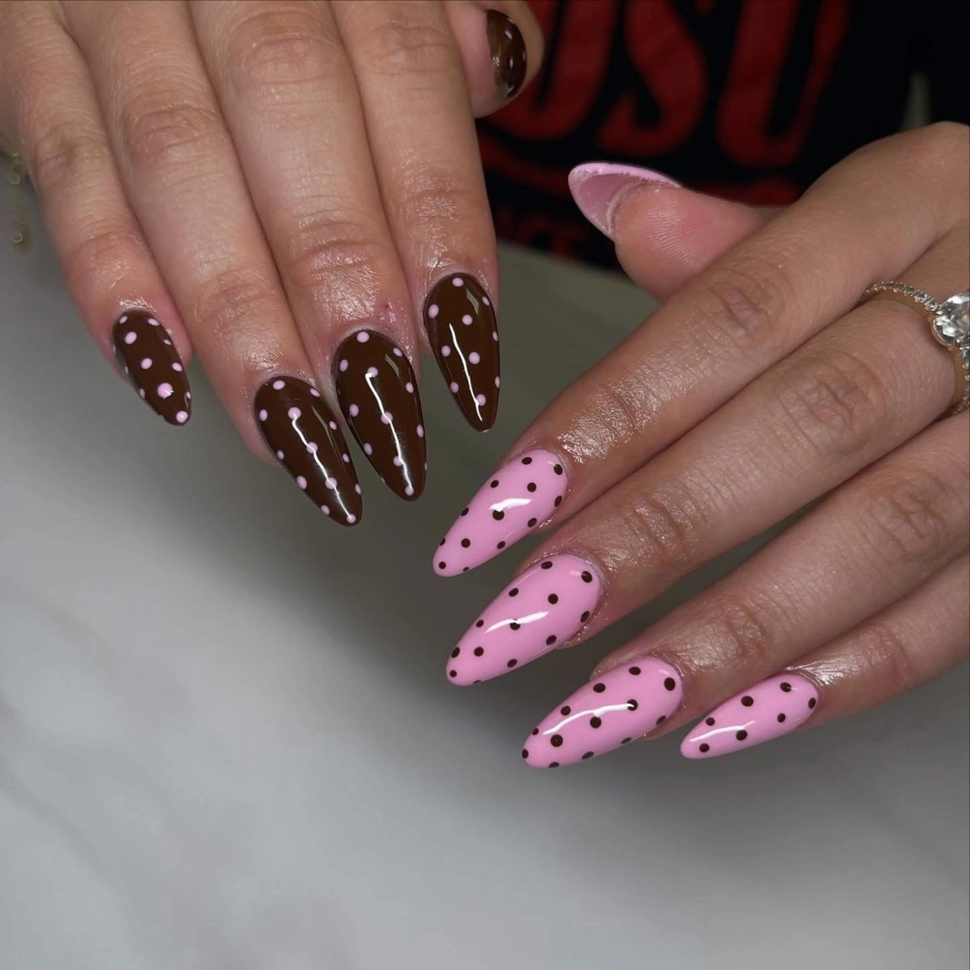 ネイル アートネイル 長さ出し ジェルネイル マグネットネイル ニュアンスネイル ハンドネイル Cloudy Chan Nailのネイルデザイン