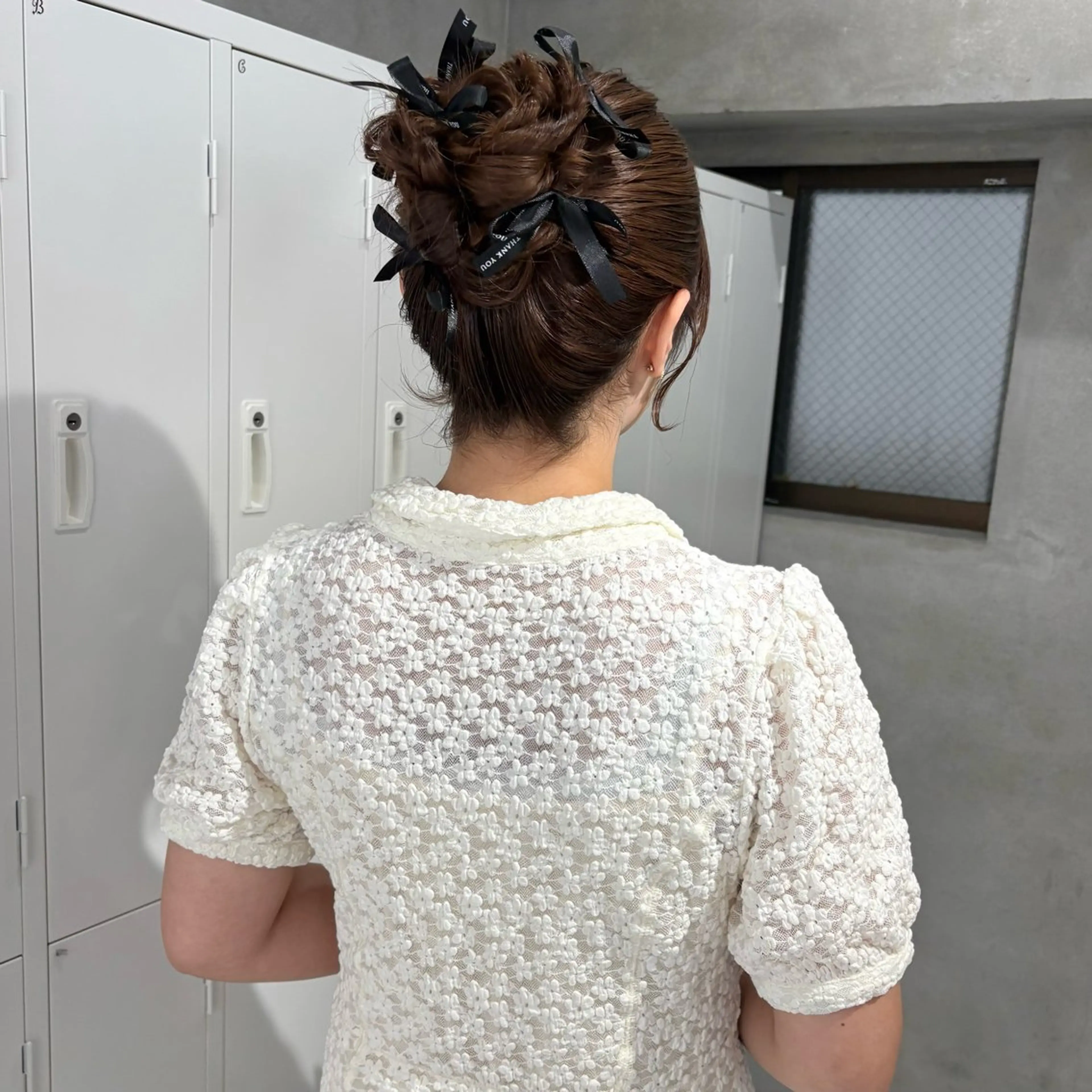 ミディアム ヘアアレンジ ヘアセット riko/レイヤー/ 艶カラー/ヘアセットのヘアスタイル