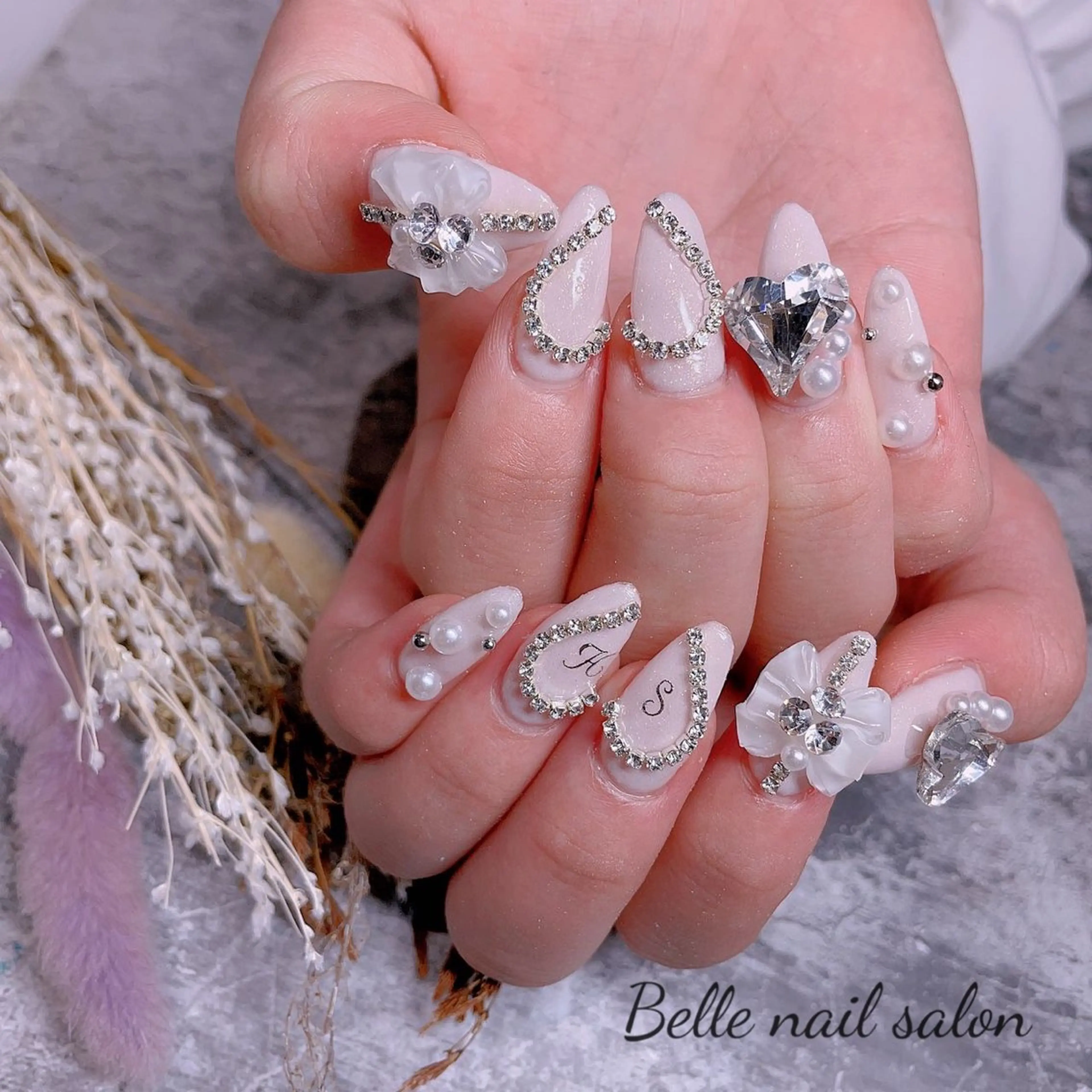 ネイル オーロラネイル フットネイル 韓国ネイル ラメ(グリッター) ラメグラデーション ハンドネイル Belle nail salon 新小岩のネイルデザイン