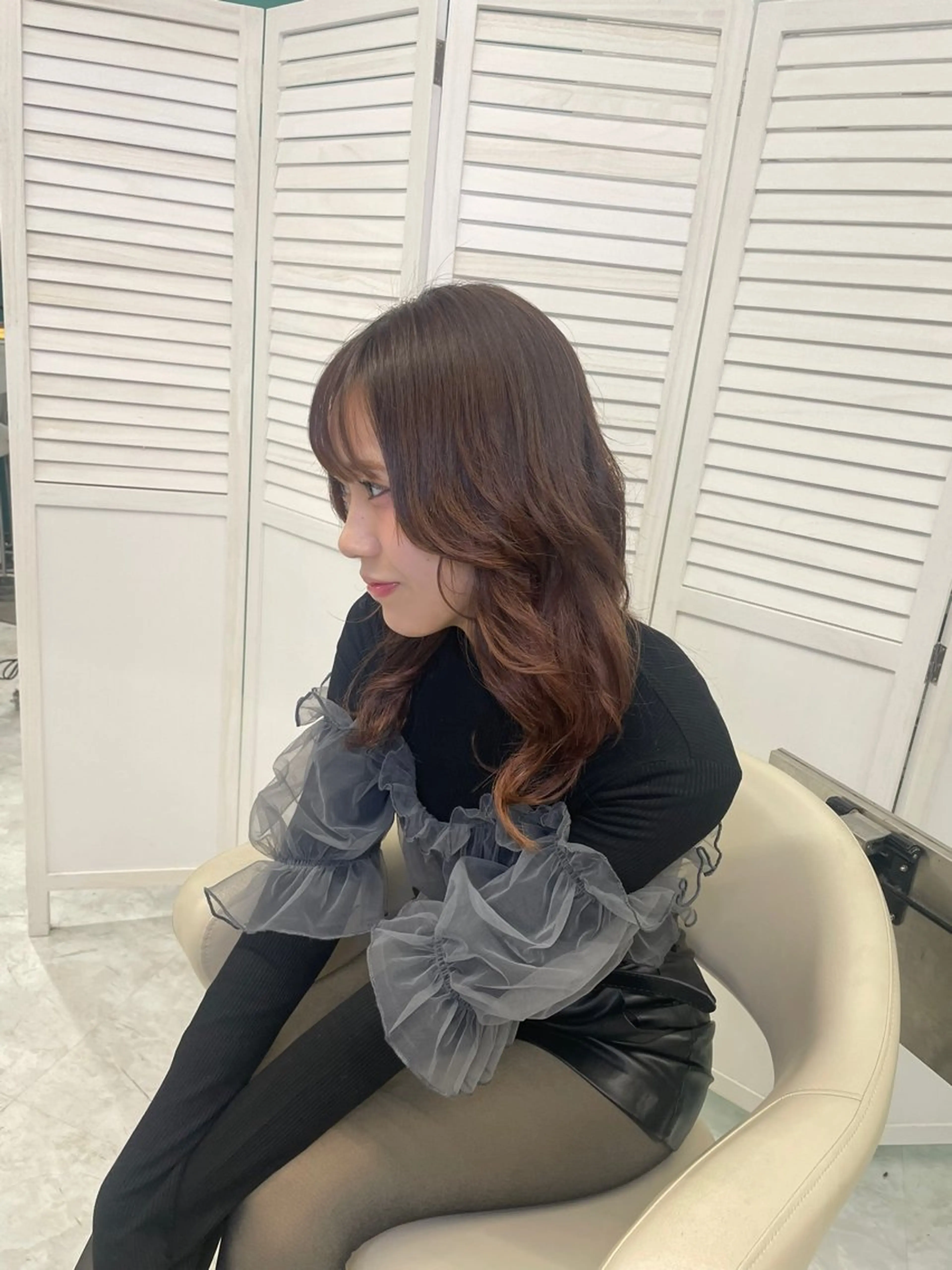 ロング ヘアカラー メンズ特化型美容師 sakuraのヘアスタイル