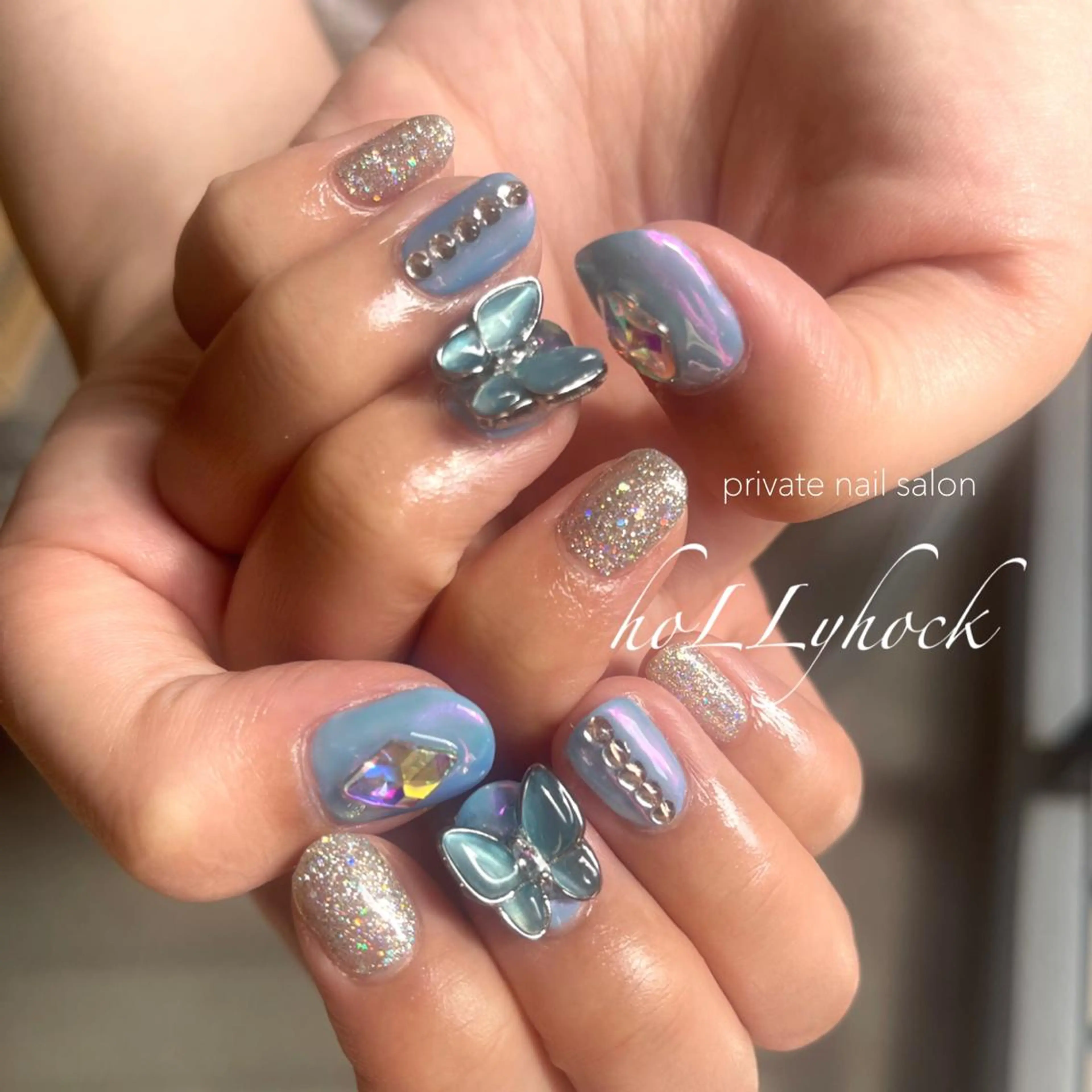 ネイル ハンドネイル nail salon hoLLyhockのネイルデザイン