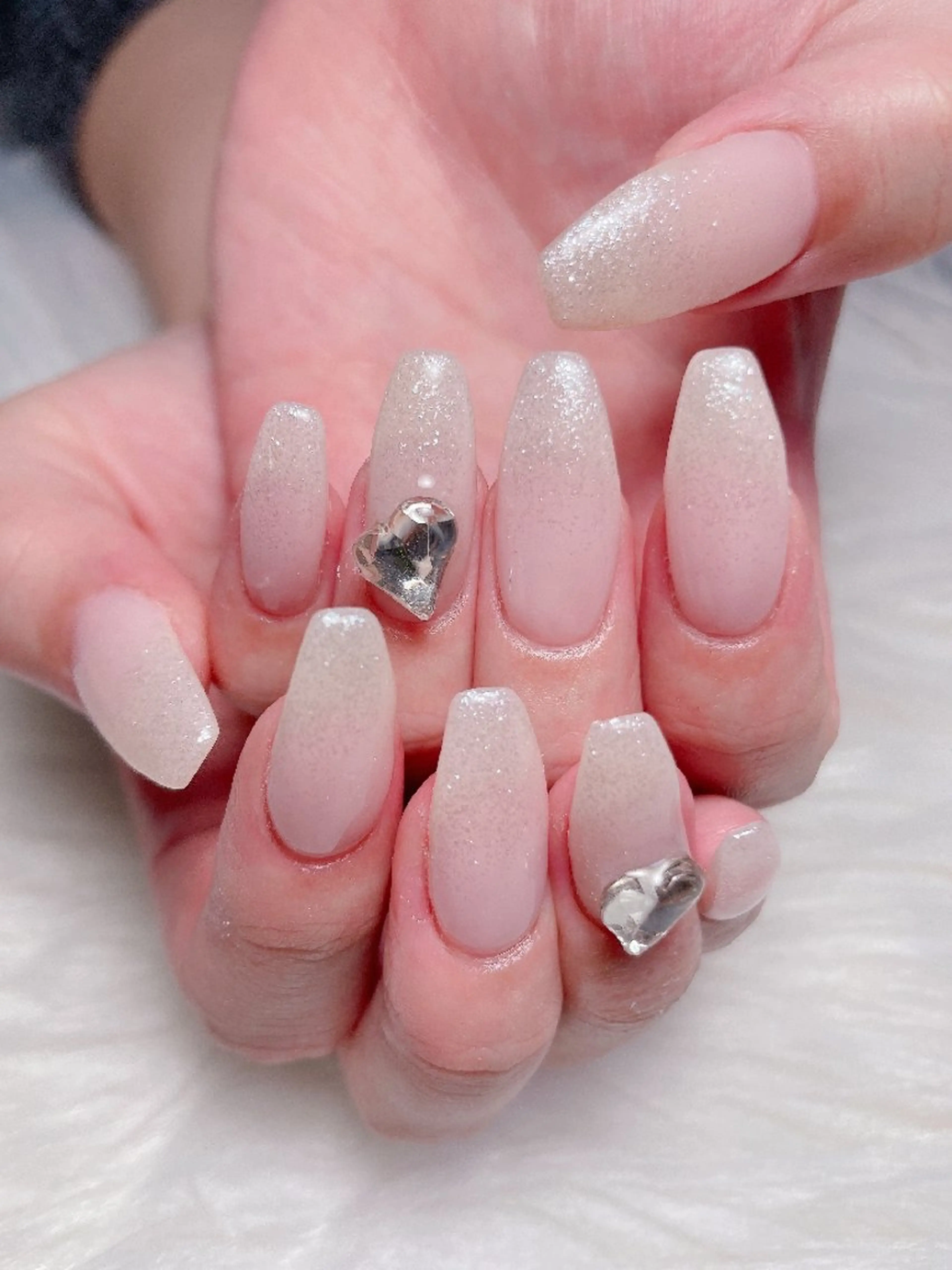 ネイル ハンドネイル 🎀Yumi✨ 長さ出し専門のネイルデザイン
