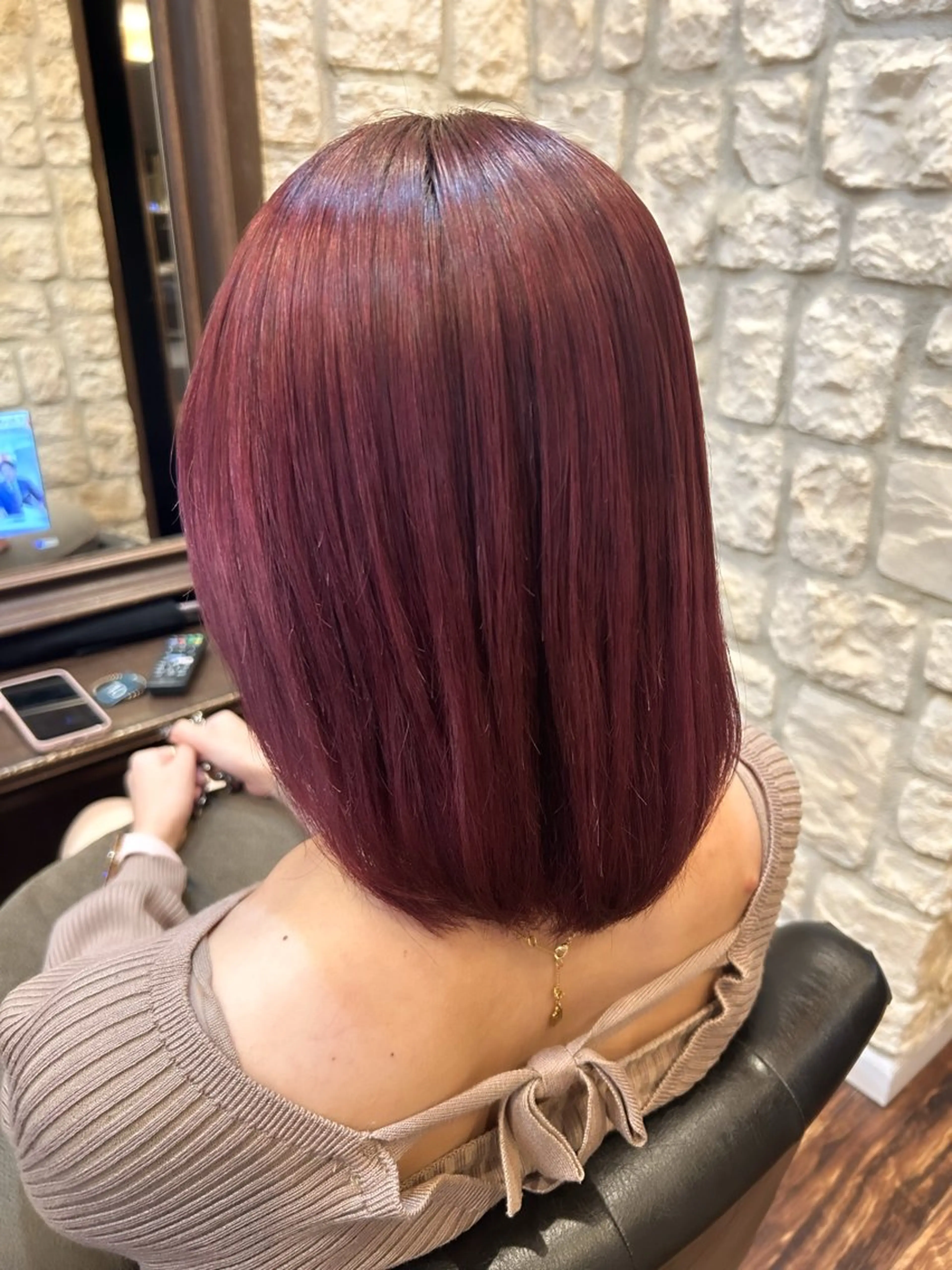 ミディアム カラー ブリーチ ヘアカラー ヘッドスパ 🪼宮当 亜海🪼のヘアスタイル