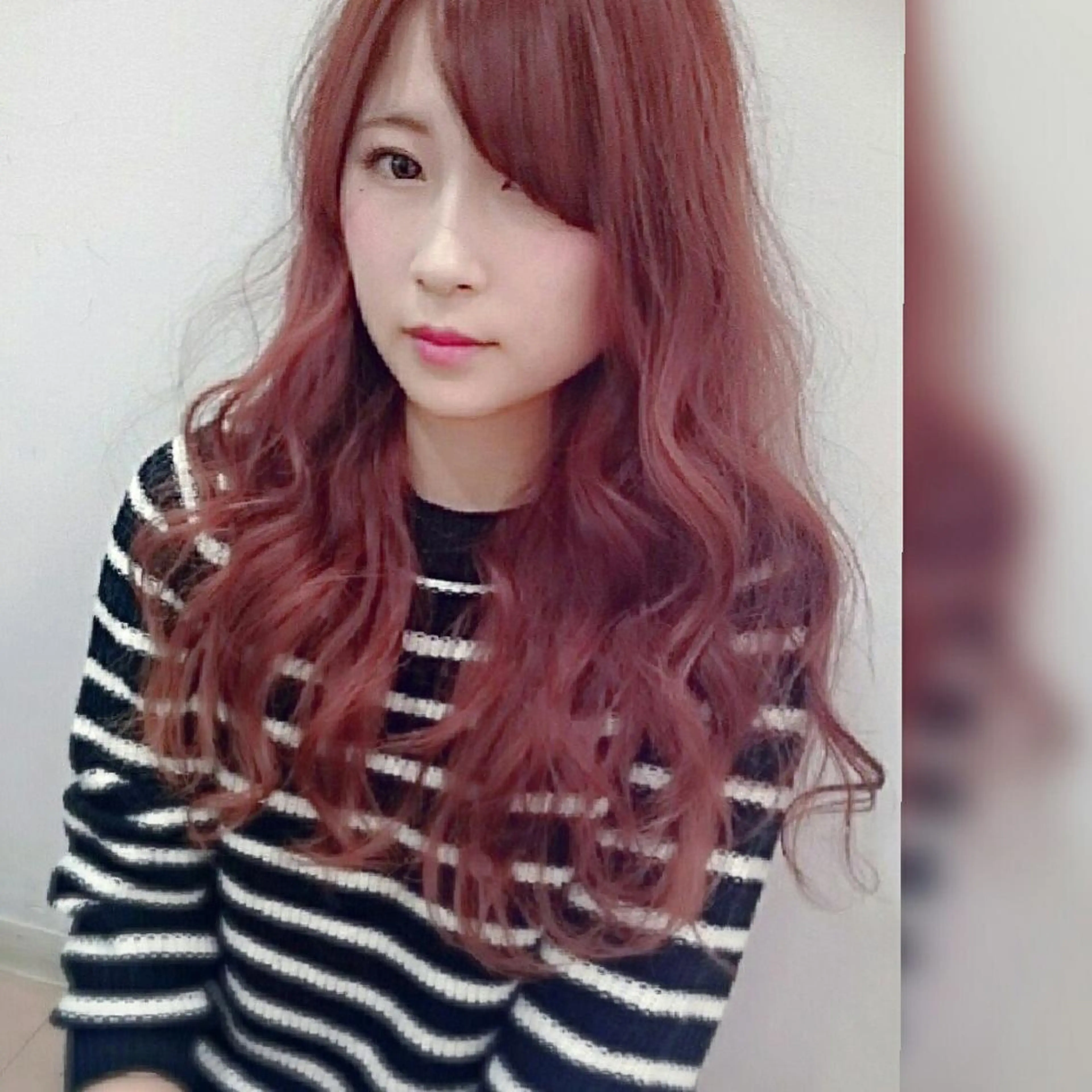 カラー ロング ma cherie 三浦直美のヘアスタイル