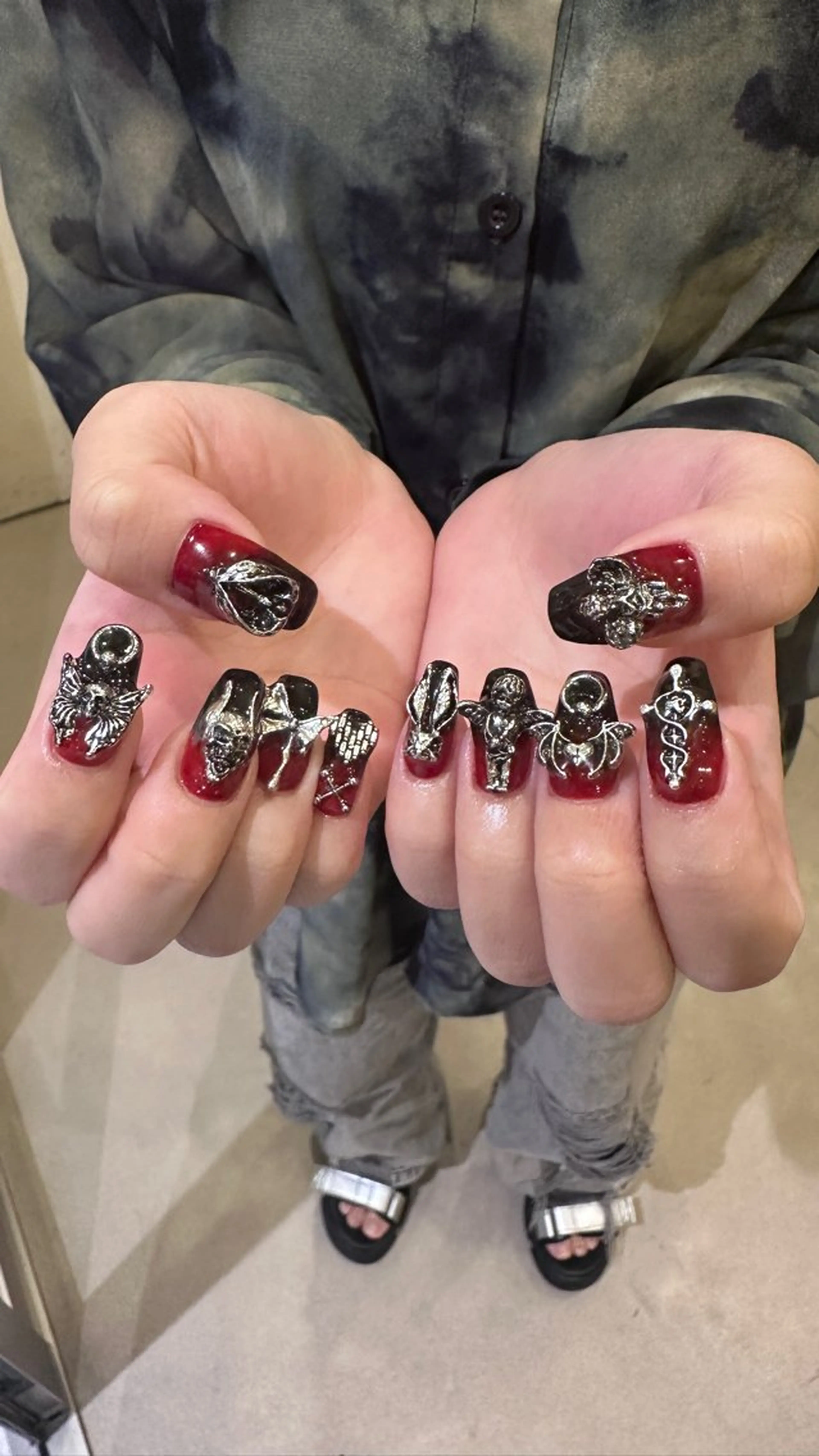 ネイル ハンドネイル 👽個性派ネイル🎀 komachiのネイルデザイン