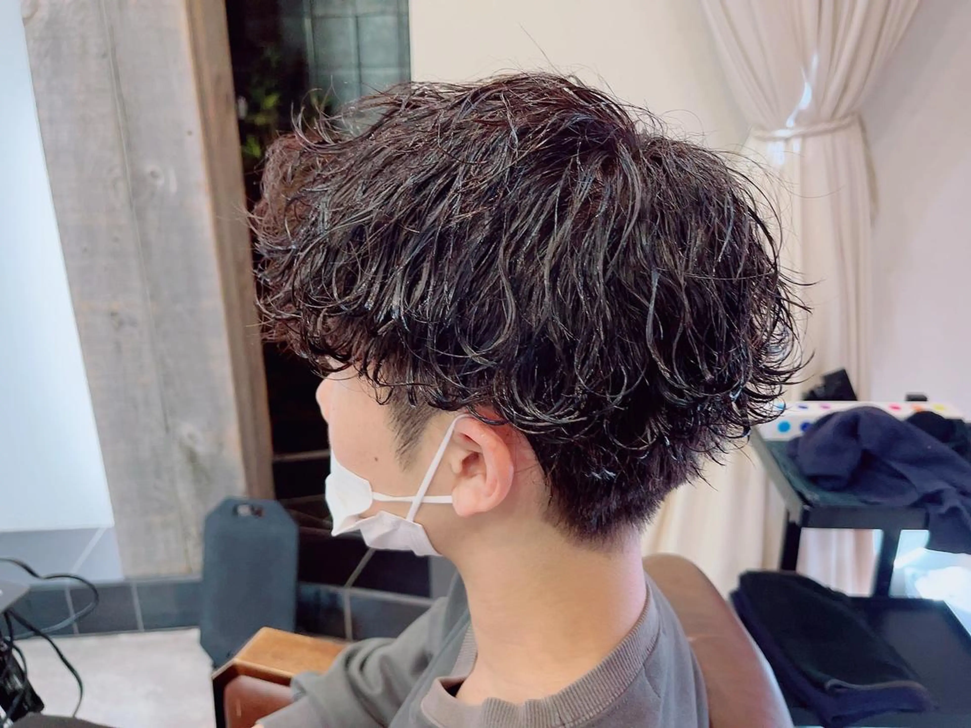 ショート カラー パーマ メンズ カット パーマ ケイゴ【店長】 メンズパーマ特化のヘアスタイル