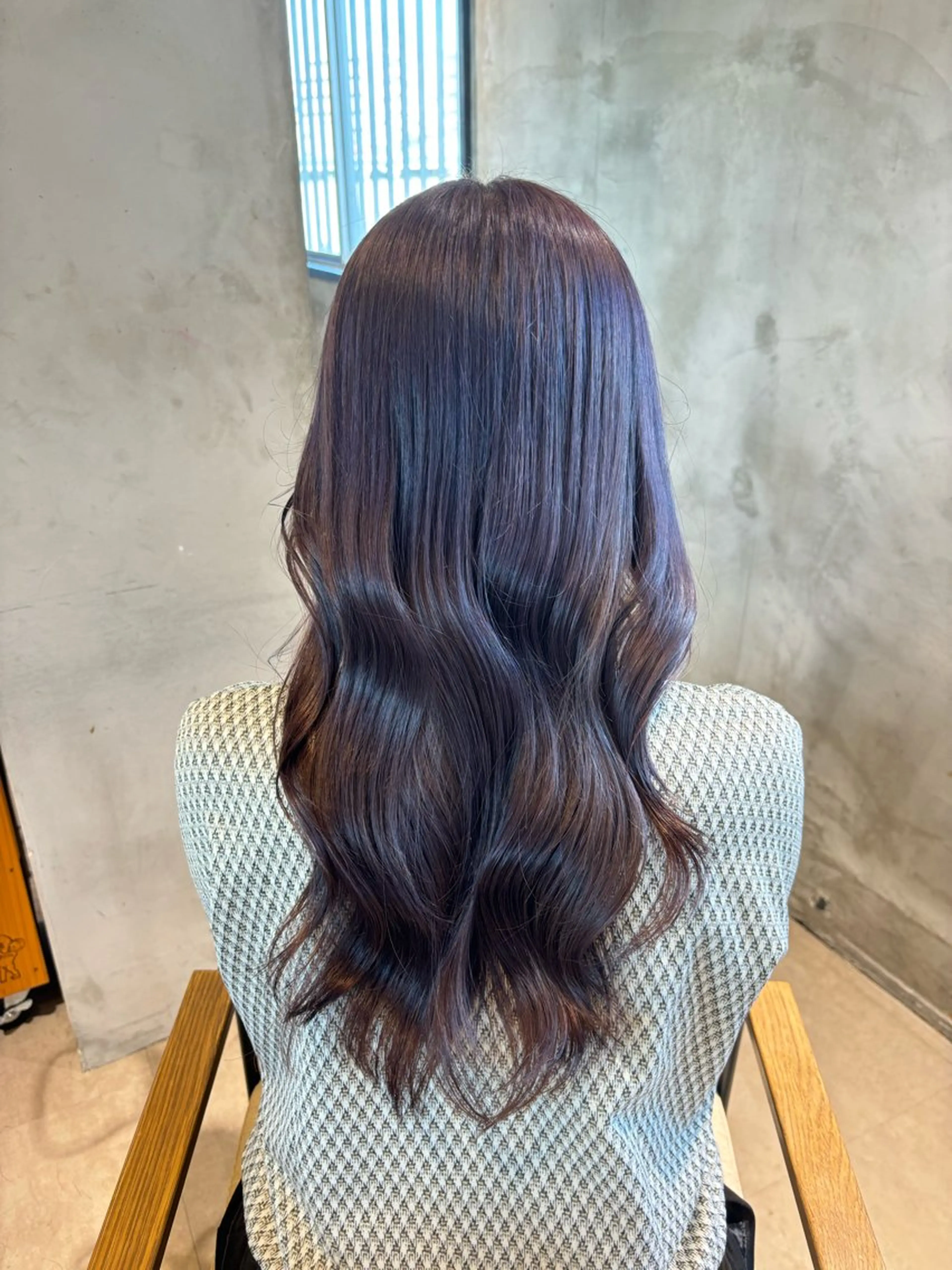 ロング カラー ヨシンモリ カット ヘアカラー ‪‪❤︎‬韓国ヘア ❤︎/saraのヘアスタイル