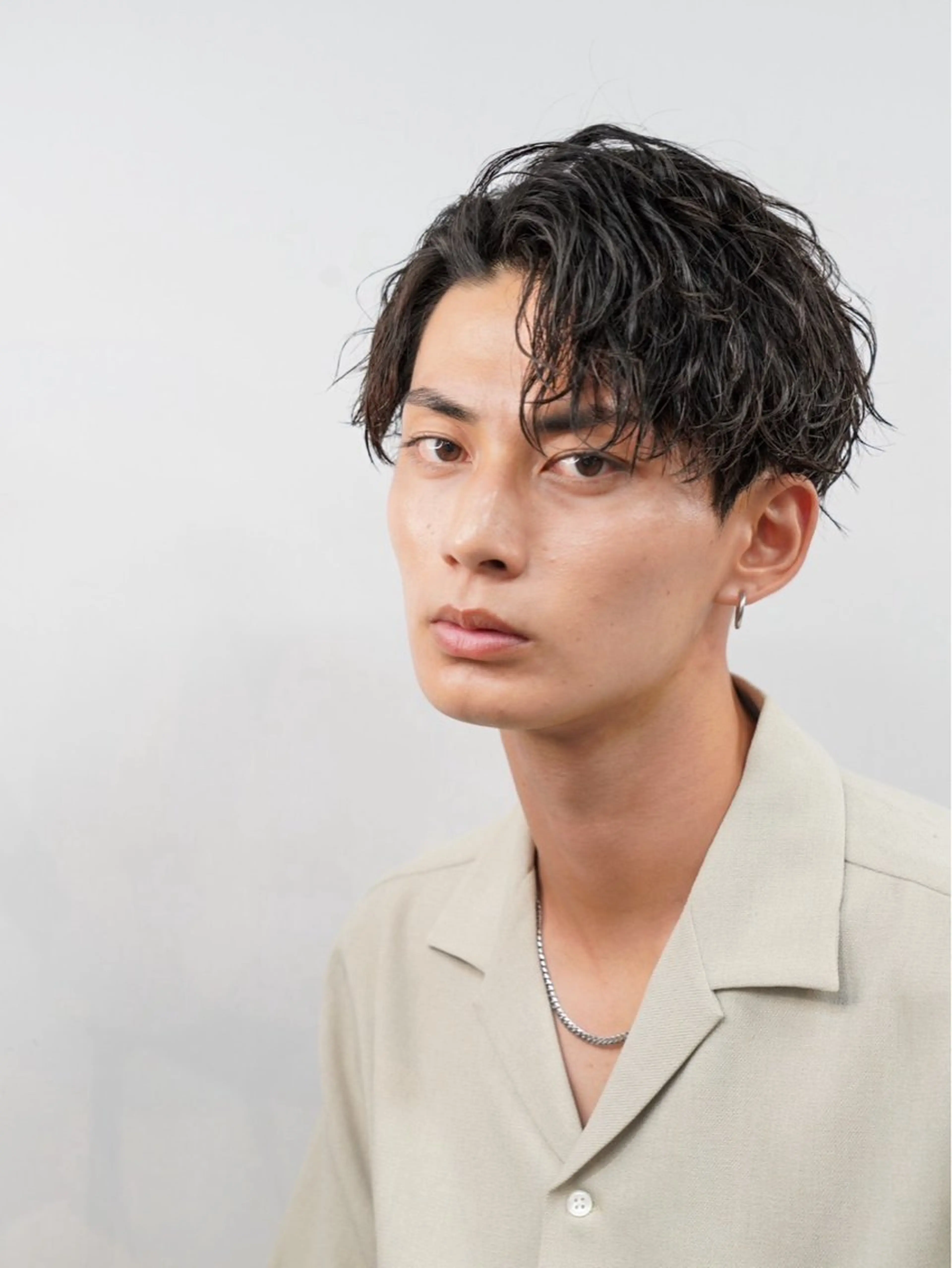 パーマ 原宿波巻きスパイラル パーマTOSHIのヘアスタイル