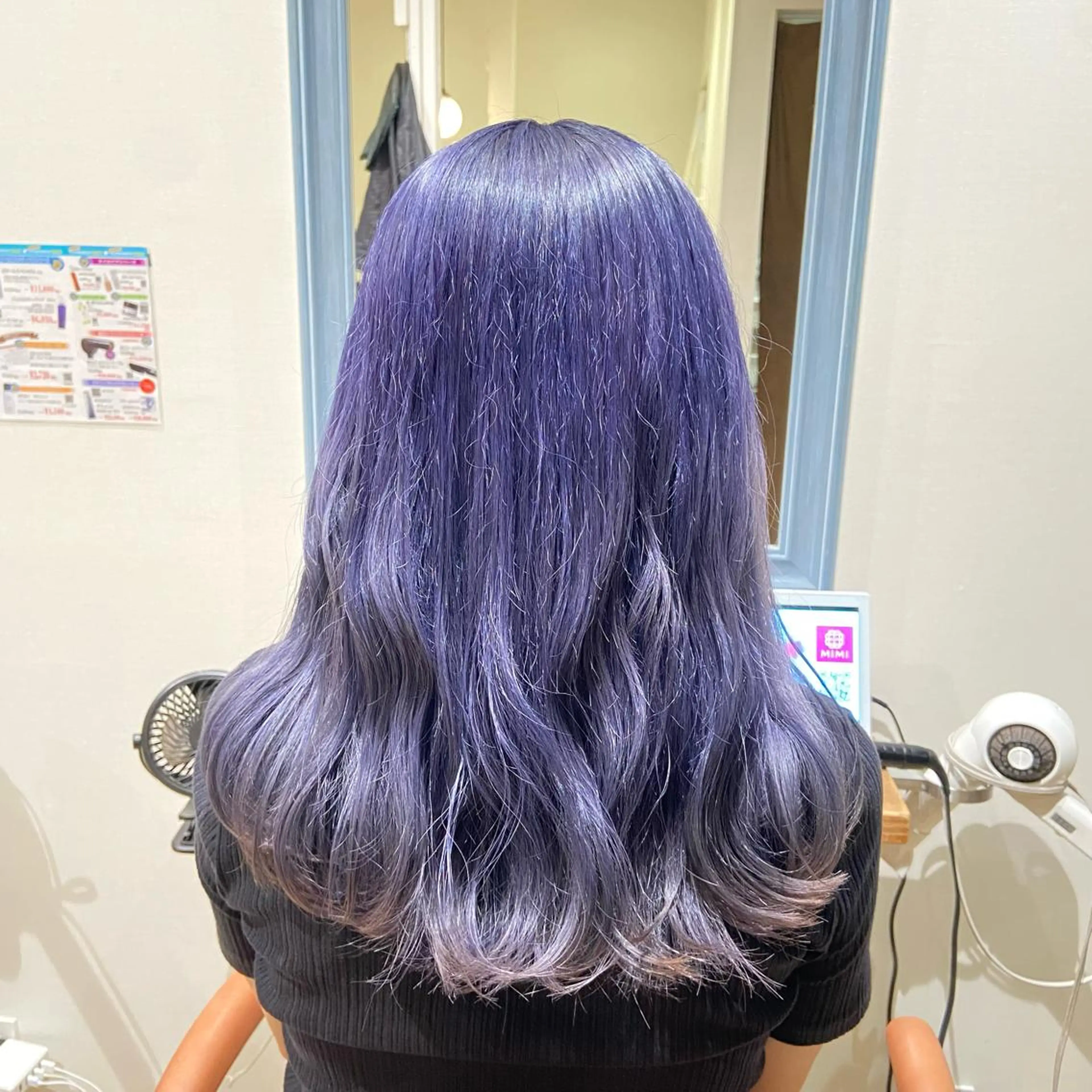 セミロング カラー 桑原 りゆのヘアスタイル