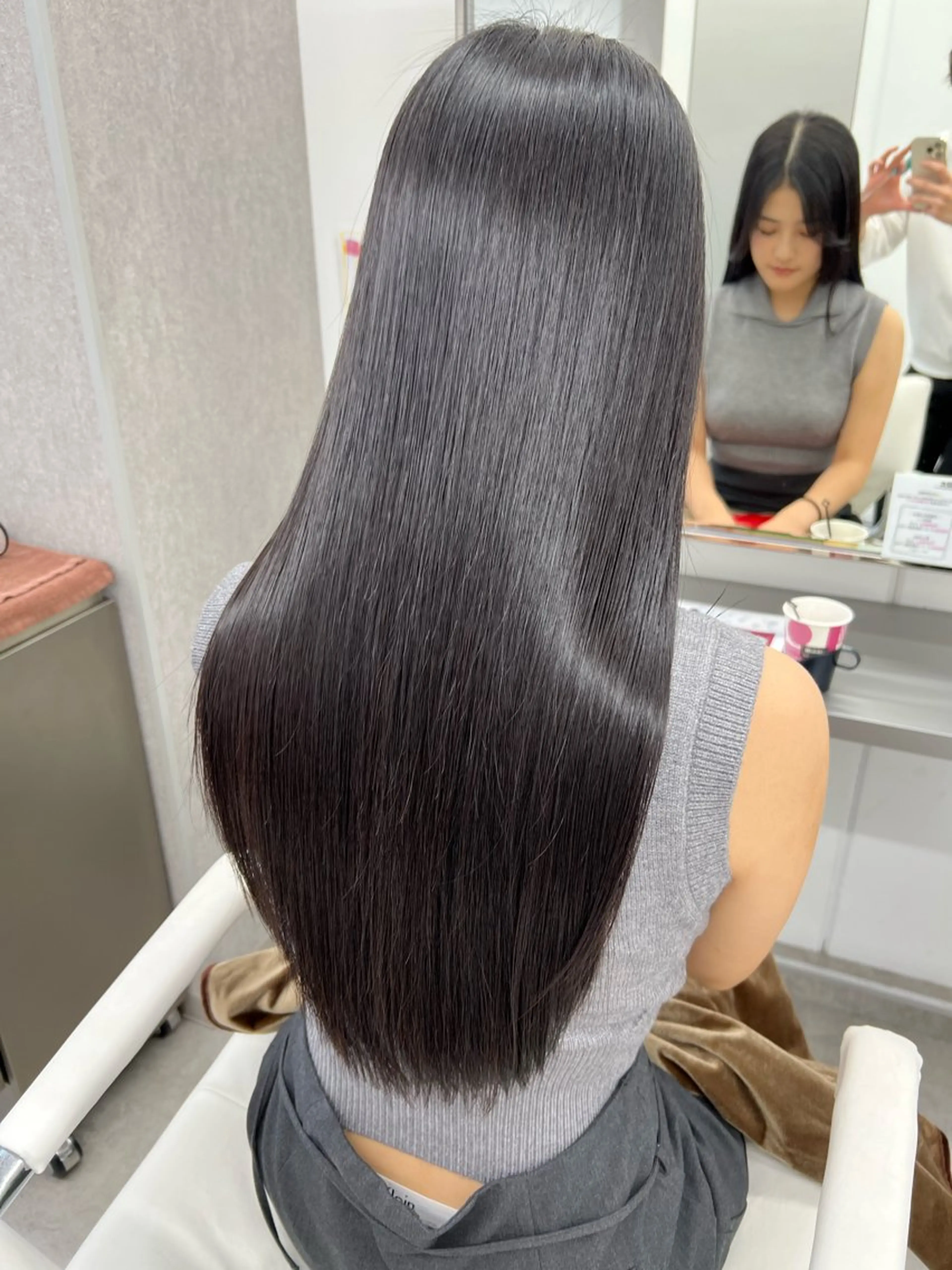💎極美髪コース💎プレミアム縮毛矯正＋小顔カット💖の写真