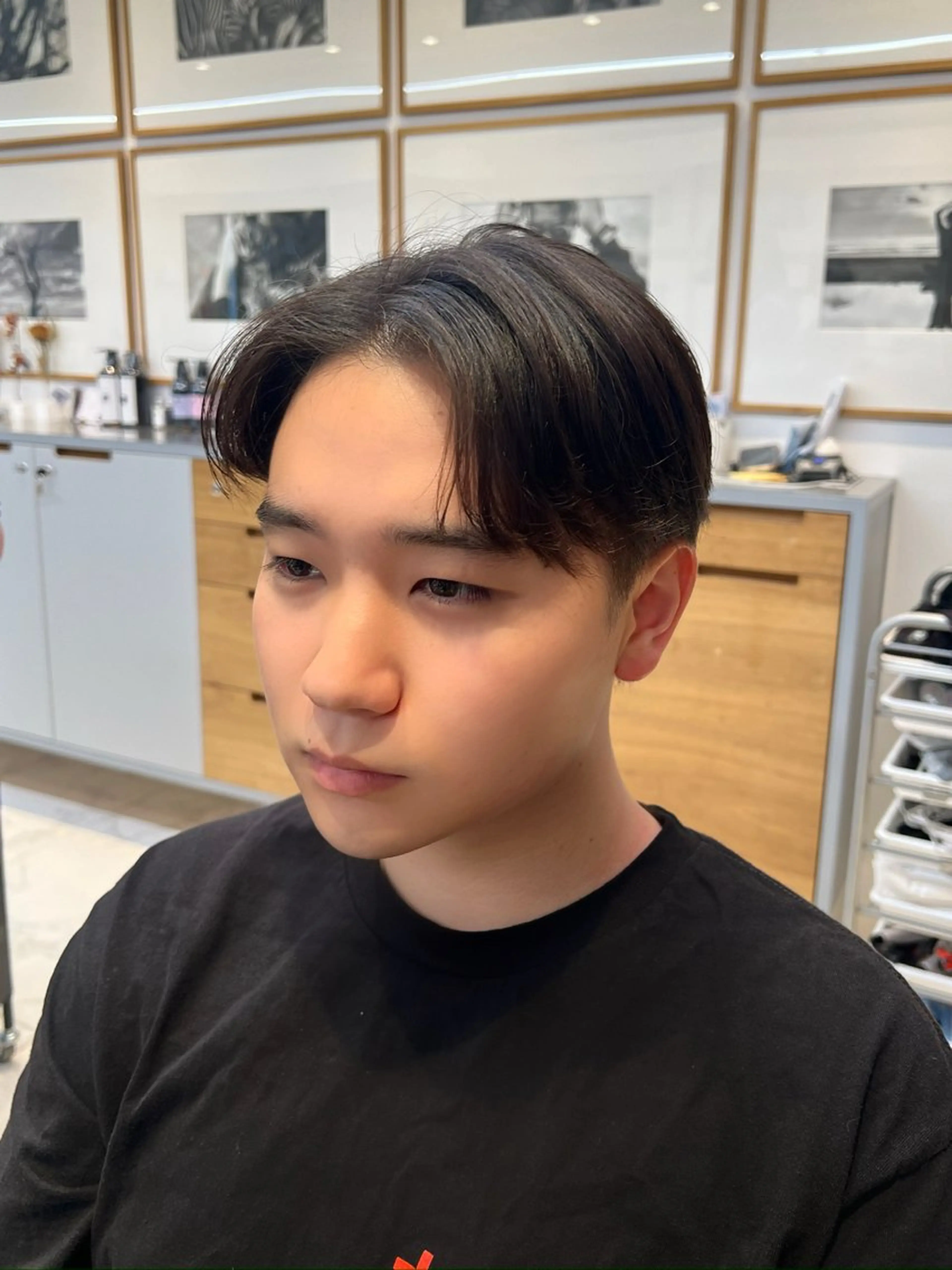 メンズ カット トリートメント ヘッドスパ ヘアセット 川添 桃花のヘアスタイル
