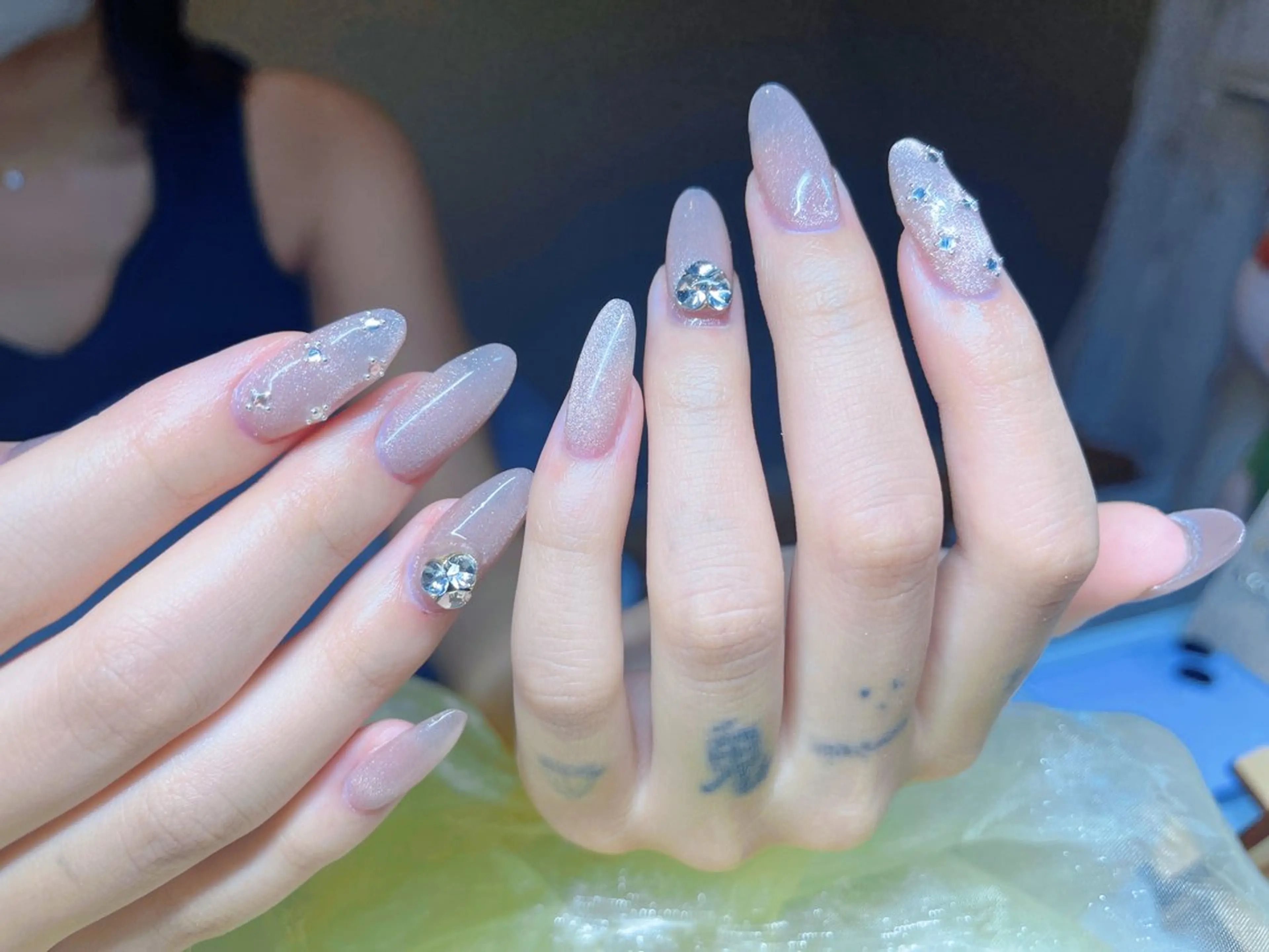 ネイル キラキラネイル ハンドネイル nail salon Recessのネイルデザイン