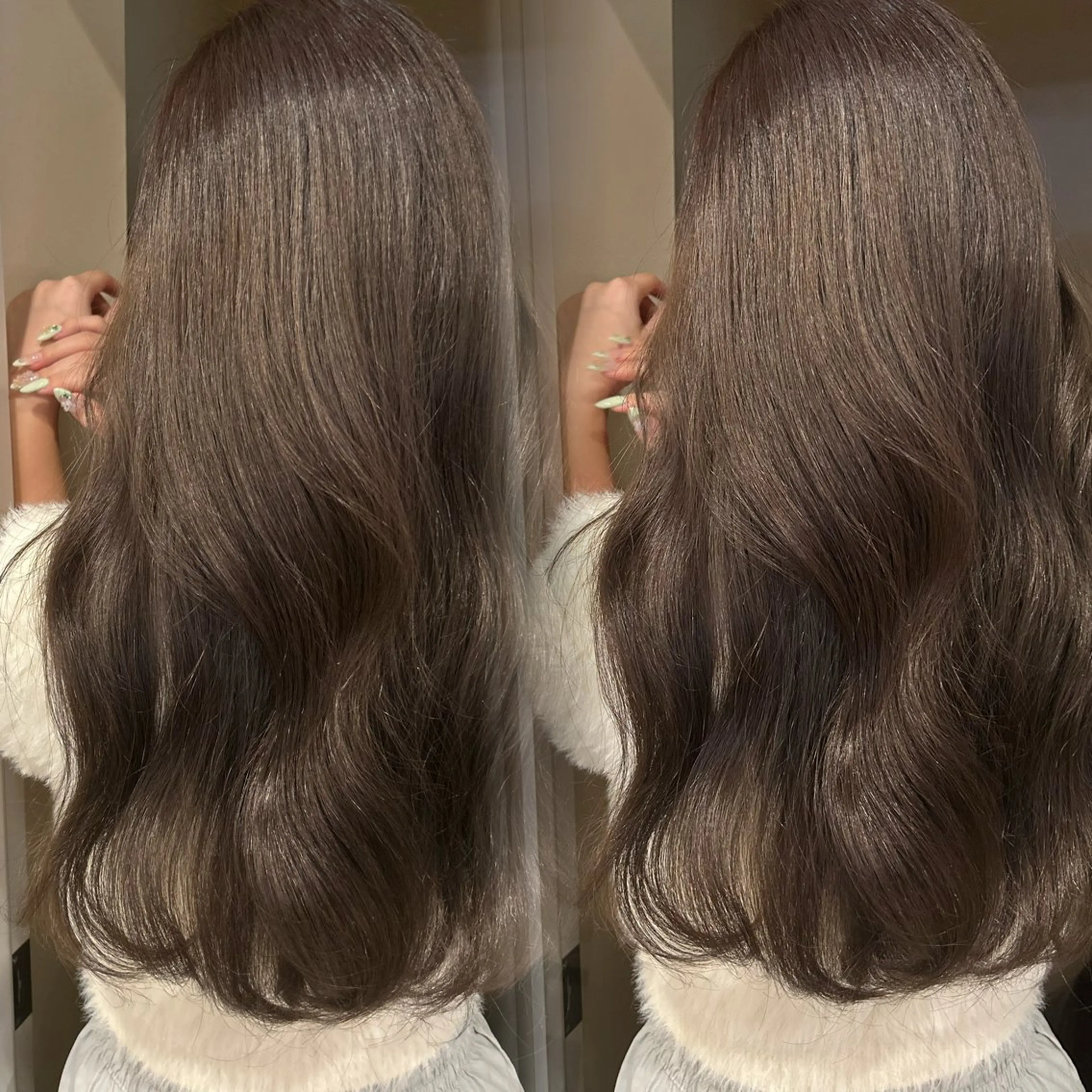 ロング カラー グレージュ minilu  by   LuLuca所属・高谷 凜のヘアスタイル