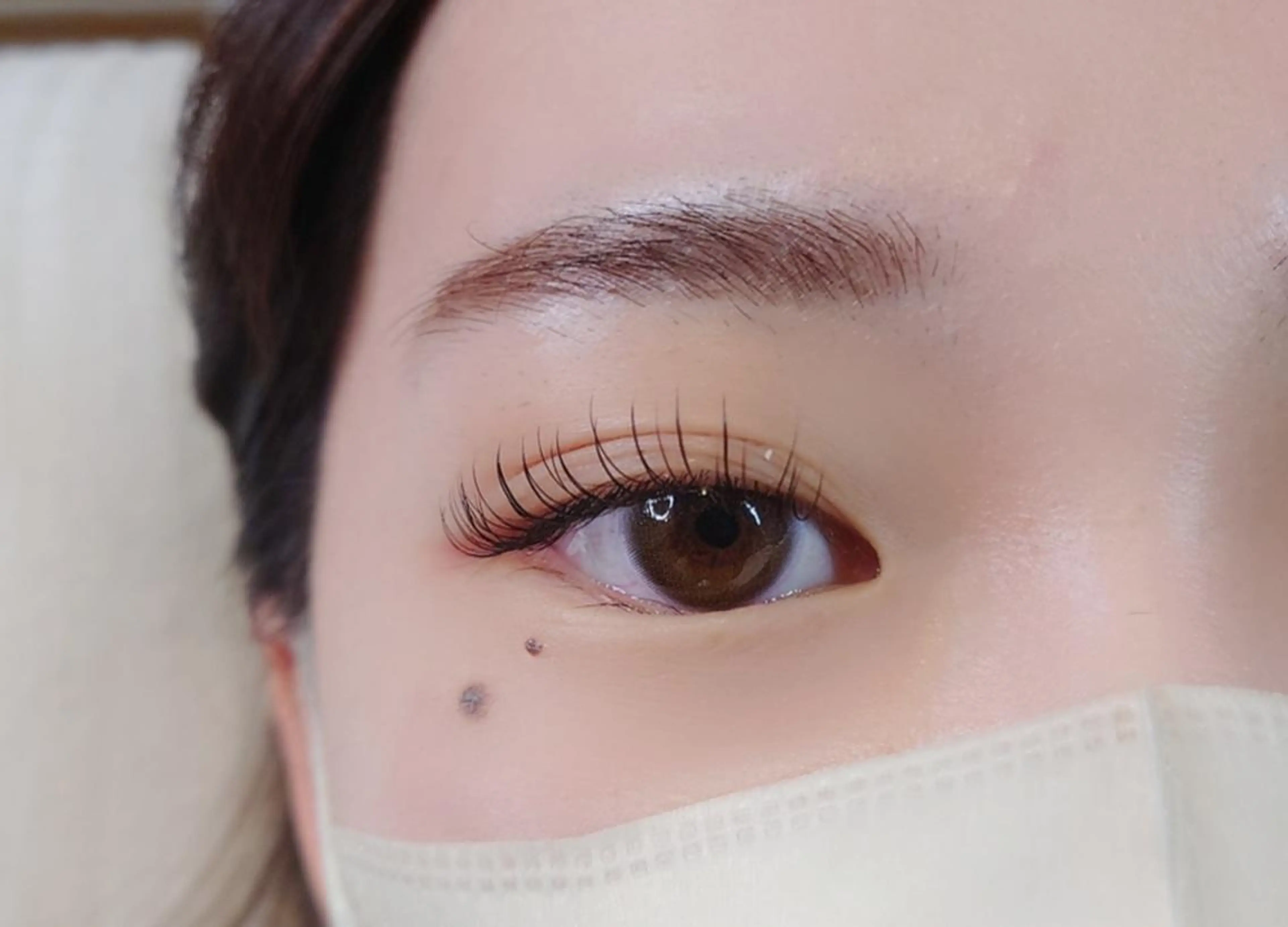 マツエク・マツパ フラットラッシュ NAZ eyelash&eyebrow by medical salon所属・NAZ 表参道 Tomokoのマツエク・マツパデザイン