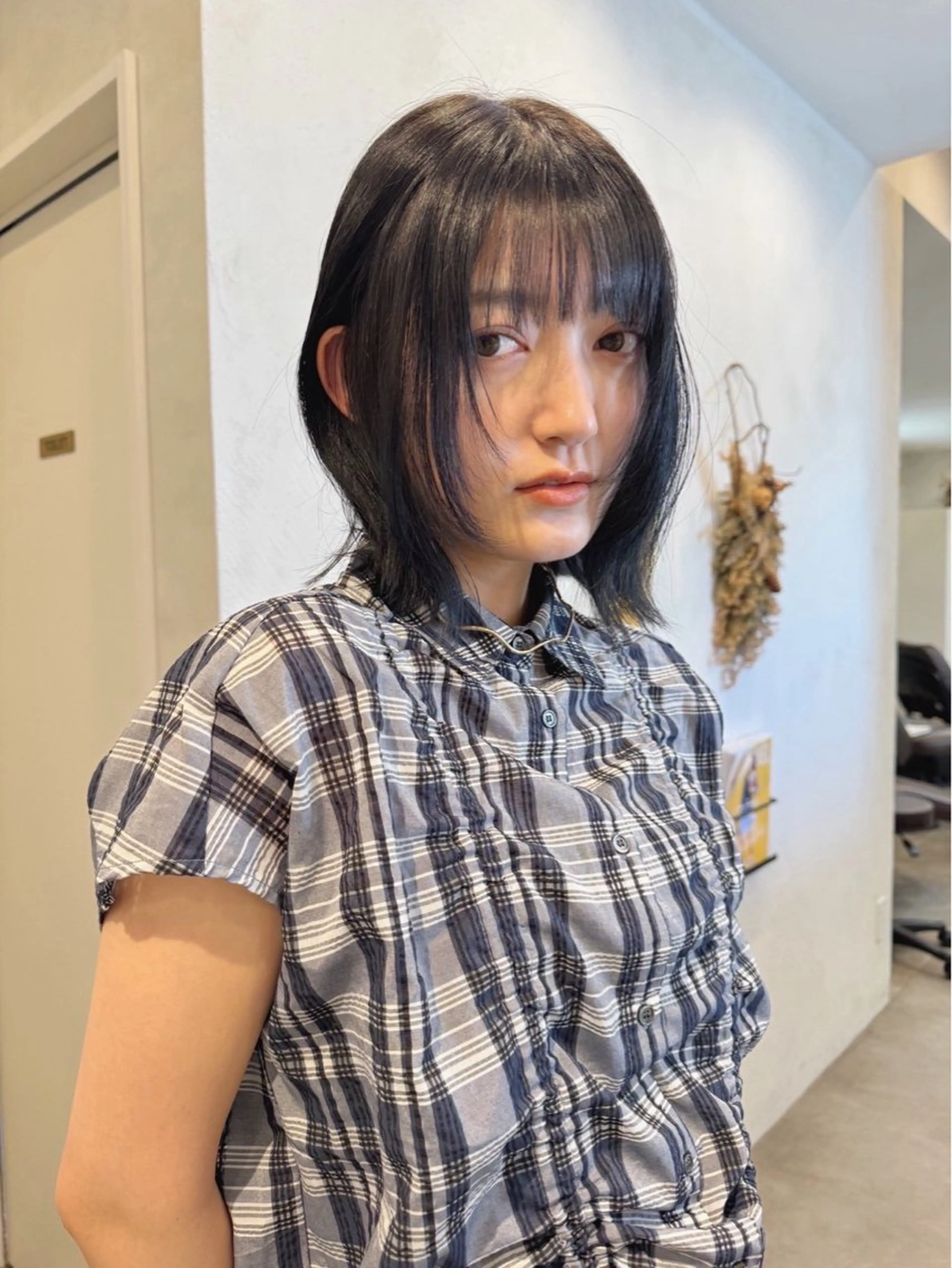 ショート 顔まわりレイヤー 顔周りカット レイヤーカット カット リトルガーデン/ yuka🧁‎‎のヘアスタイル