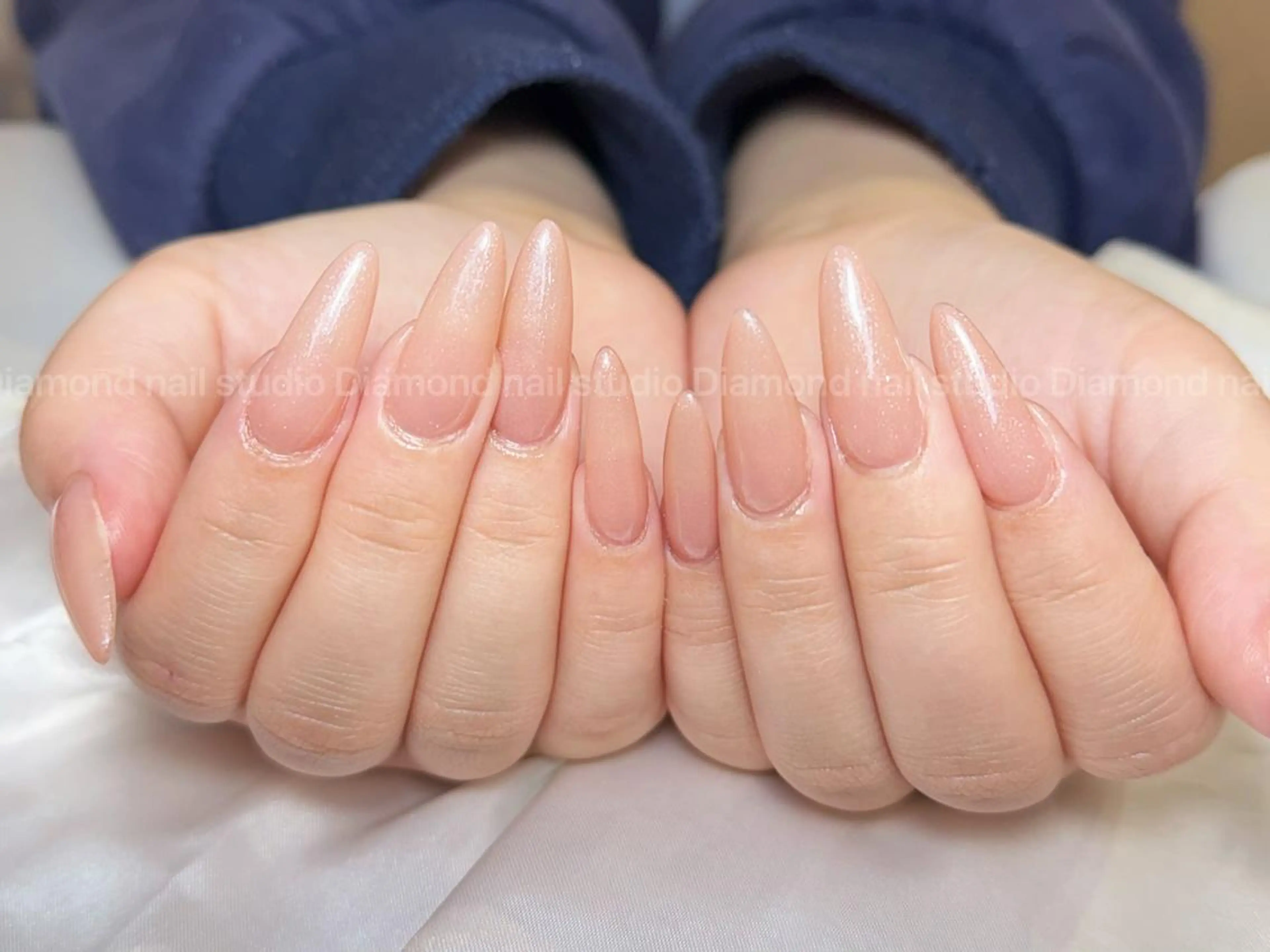 ネイル アートネイル オーロラネイル ガーリー キラキラネイル 韓国ネイル ハンドネイル DIAMOND Nail🍒のネイルデザイン
