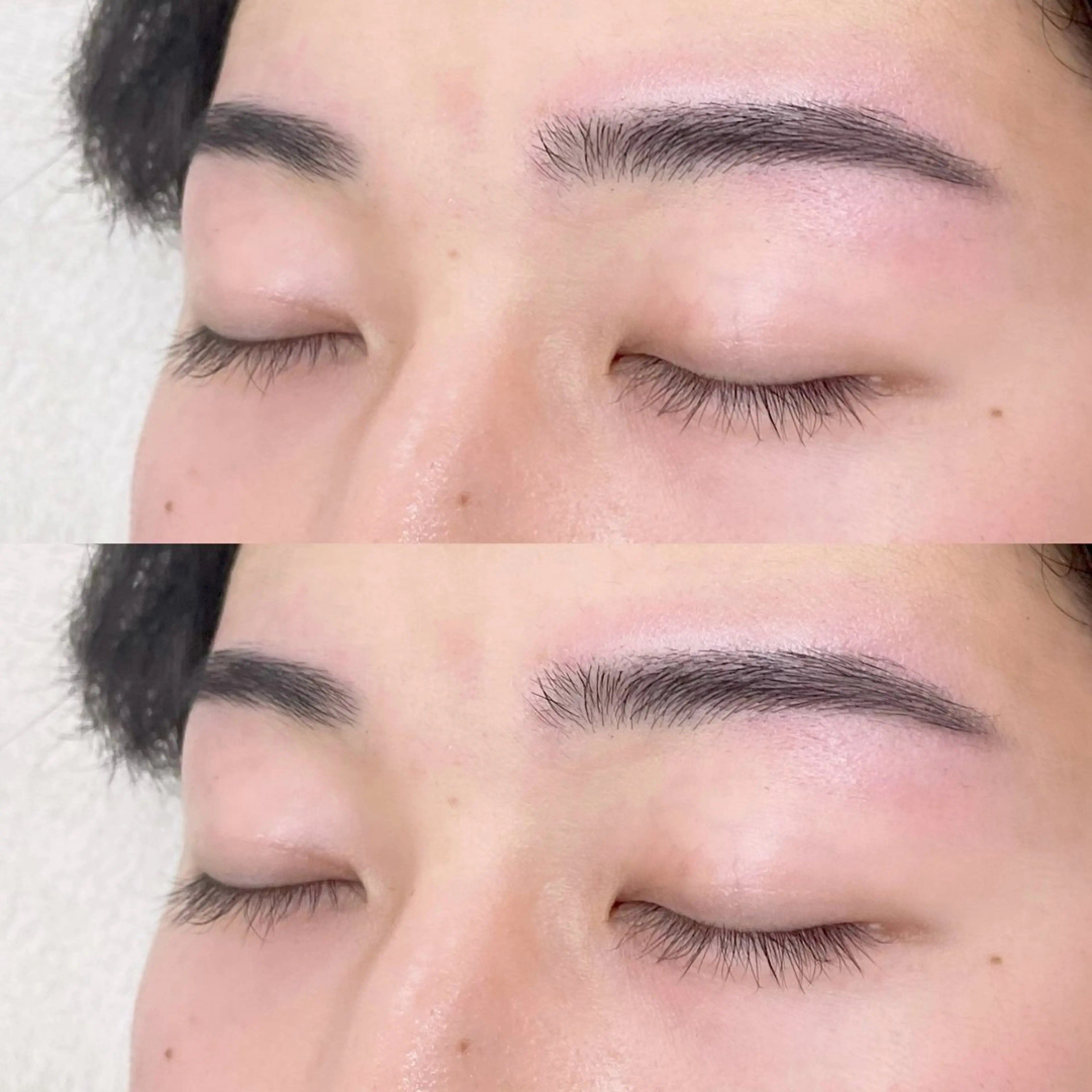 【メンズ🉑】眉Waxスタイリング+眉矯正パーマの写真