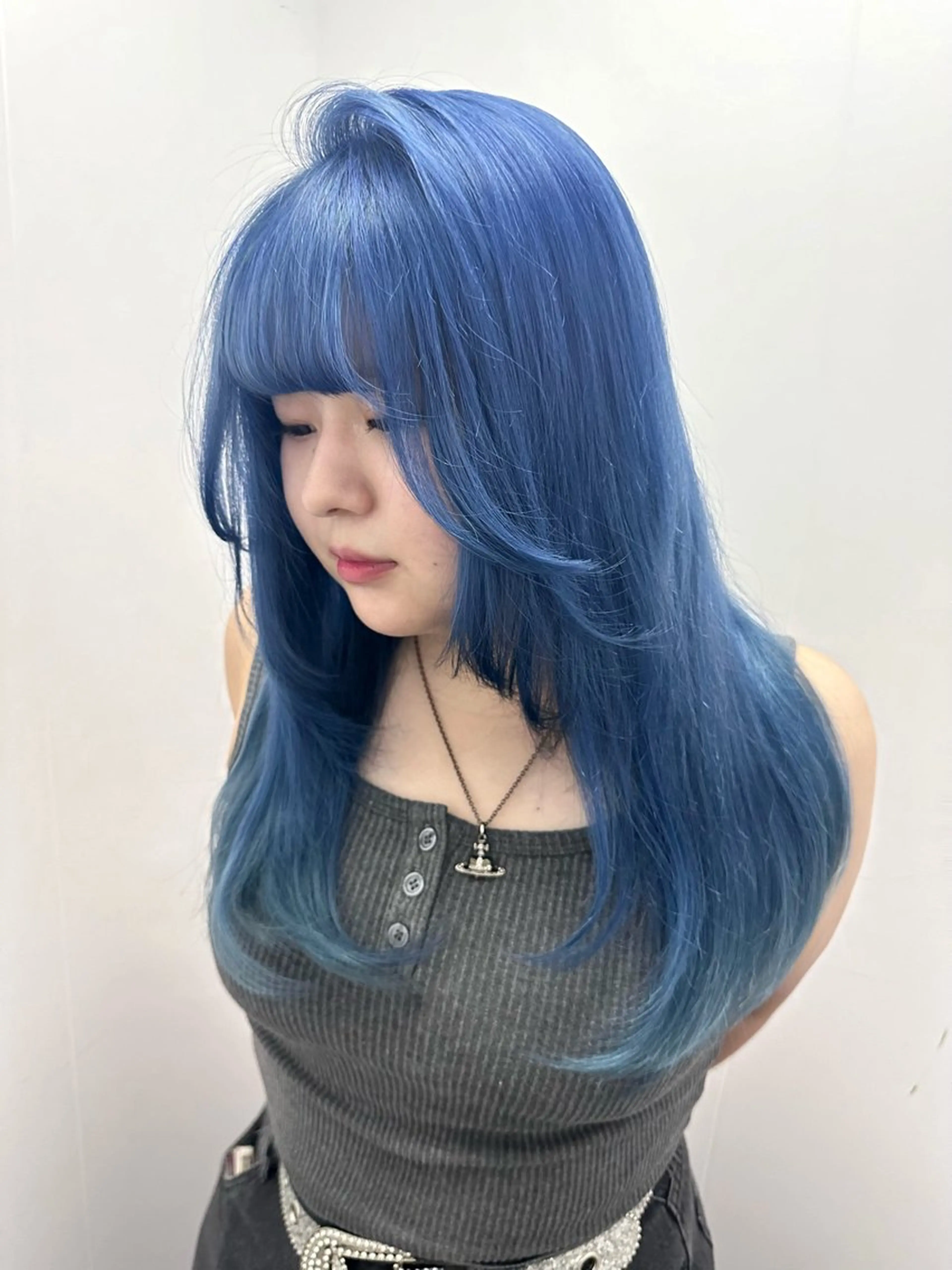 ロング カラー 上野/韓国hair 🤍MOEKA🤍のヘアスタイル